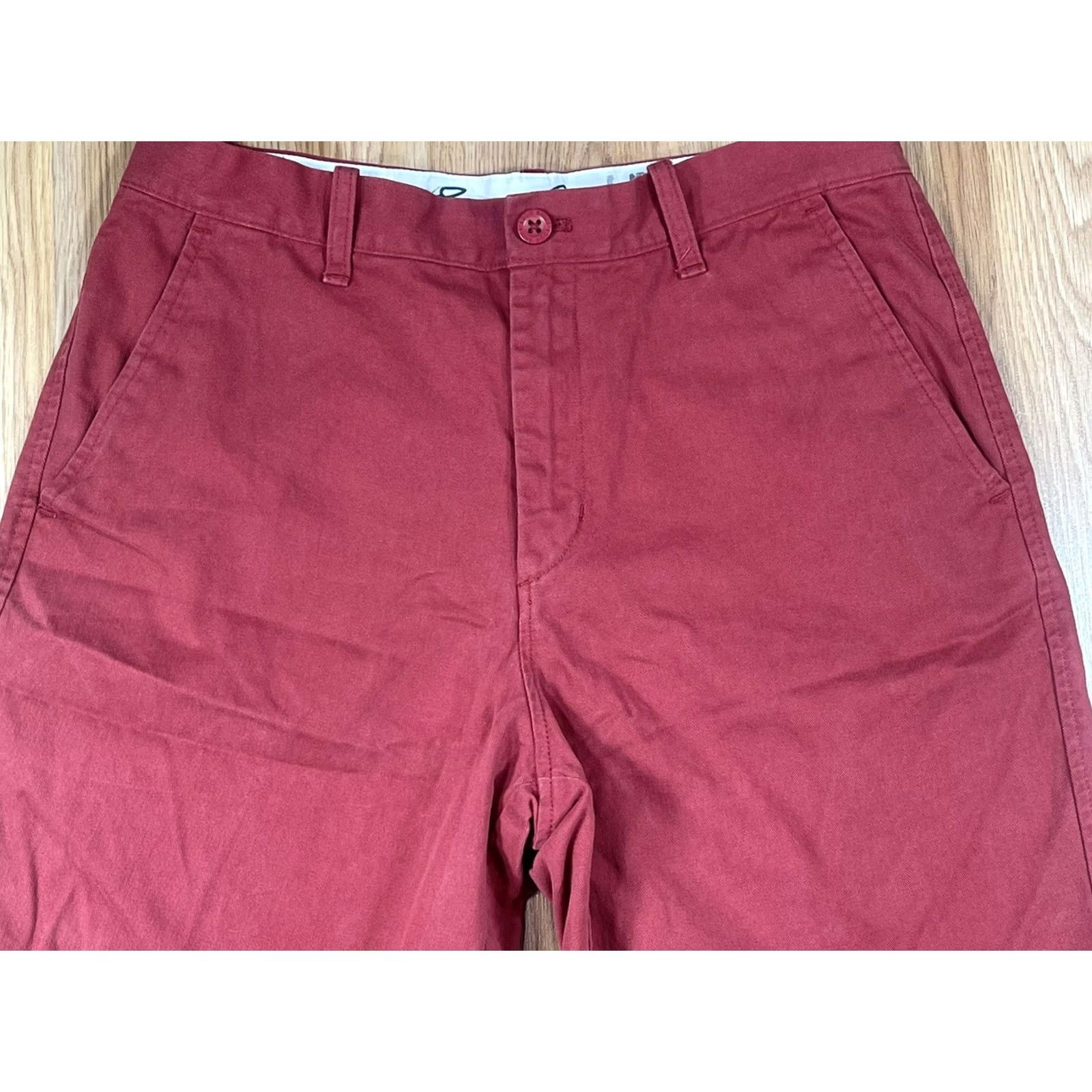 Eddie Bauer Eddie Bauer Shorts Mens Size 32 Legend Red Flat Front Khaki Chino Casual Outdoor Clothing Size US 32 / EU 48 - 2 Thumbnail