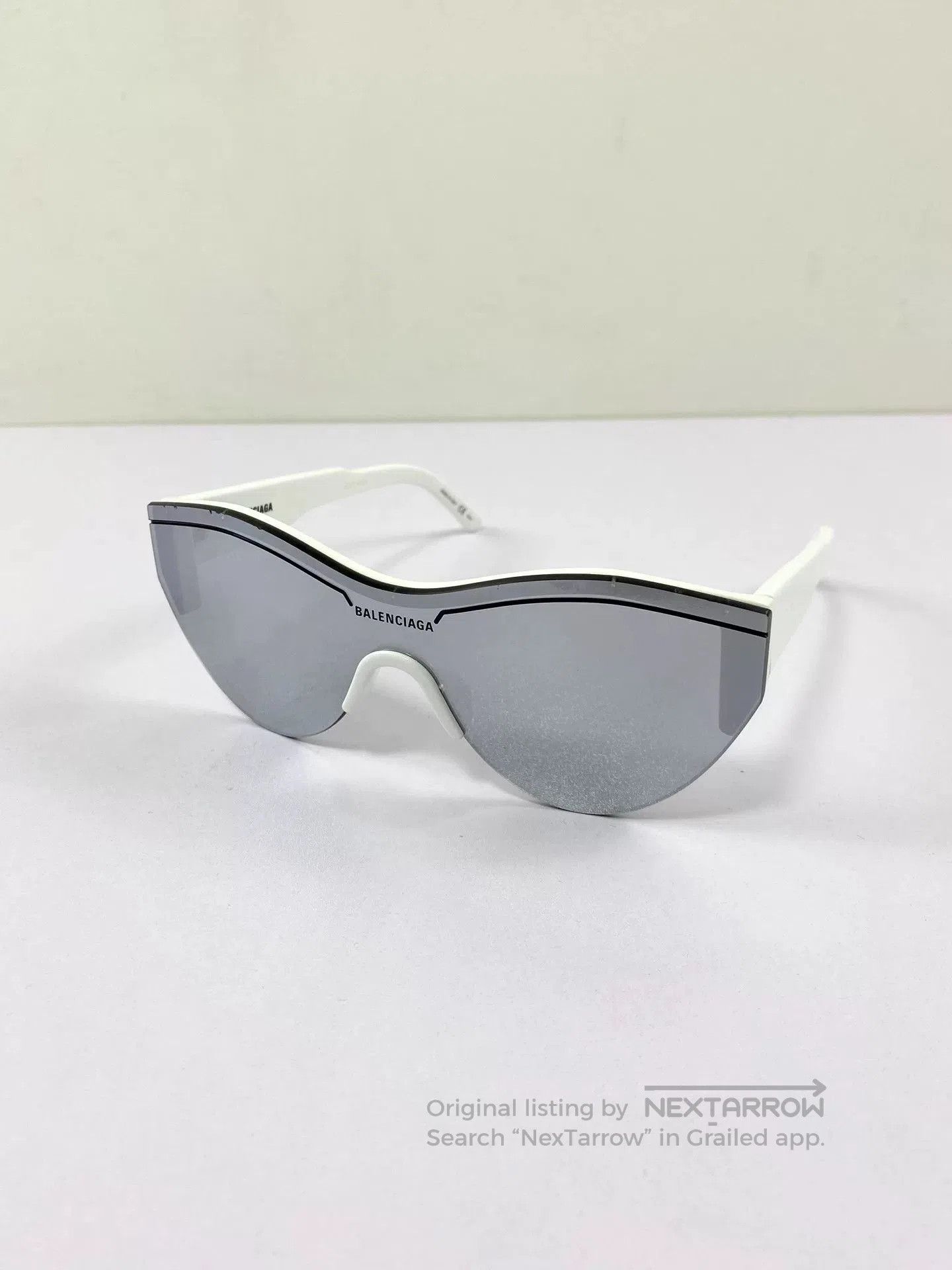 Balenciaga Balenciaga Irregular Mirror Sunglasses. Size ONE SIZE - 1 Thumbnail