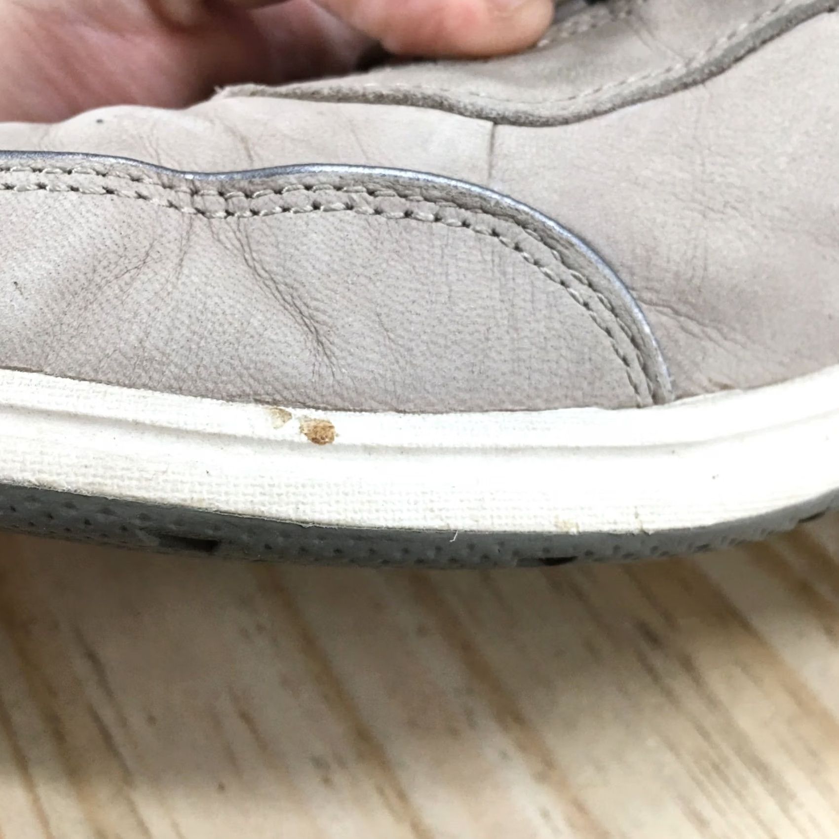 Rockport Rockport Shoes Womens 8 M Casual Sneakers Beige Leather Lace Up Low Top M76019 Size M / US 6-8 / IT 42-44 - 6 Thumbnail