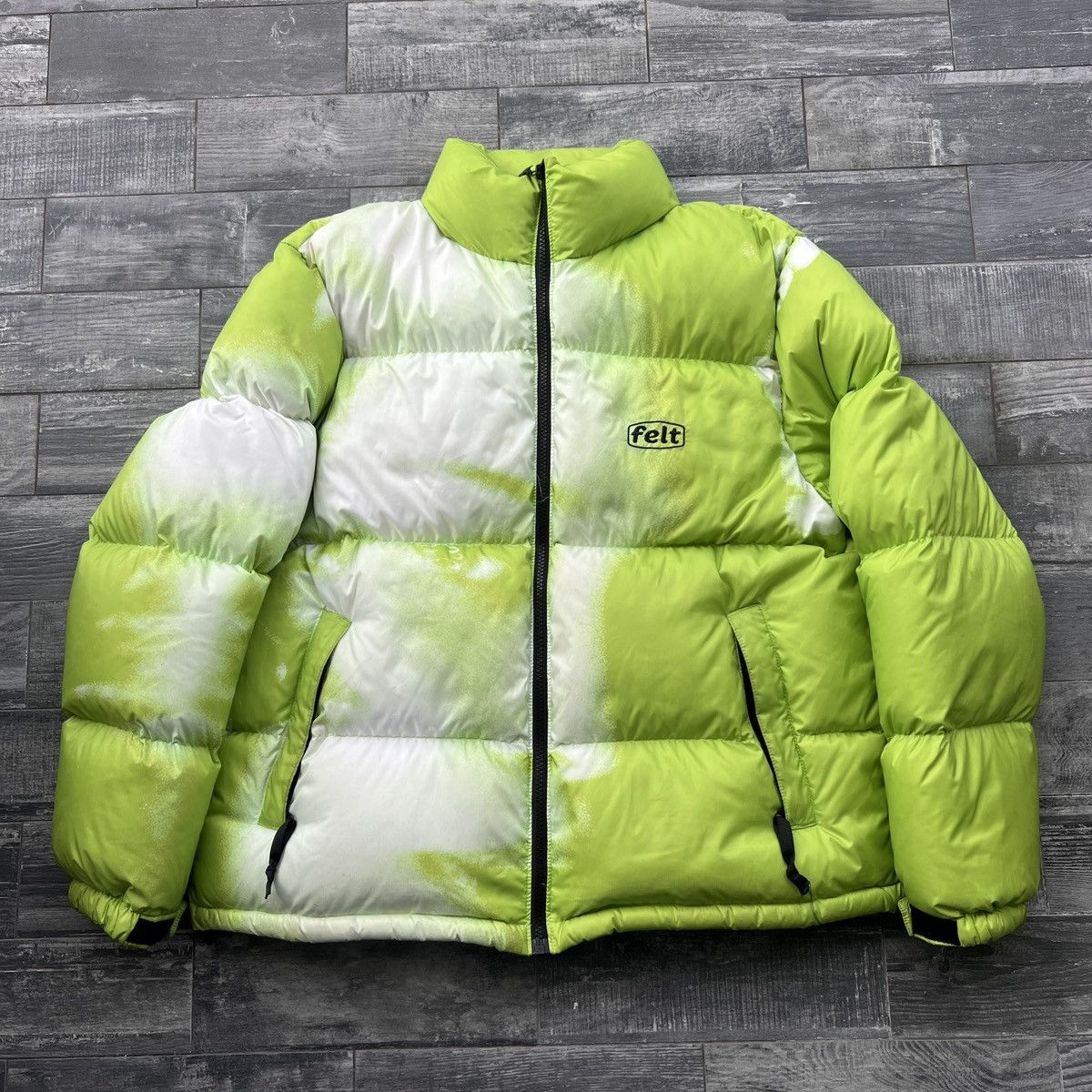 image of Felt Meg Down Jacket in Green, Men's (Size Medium)