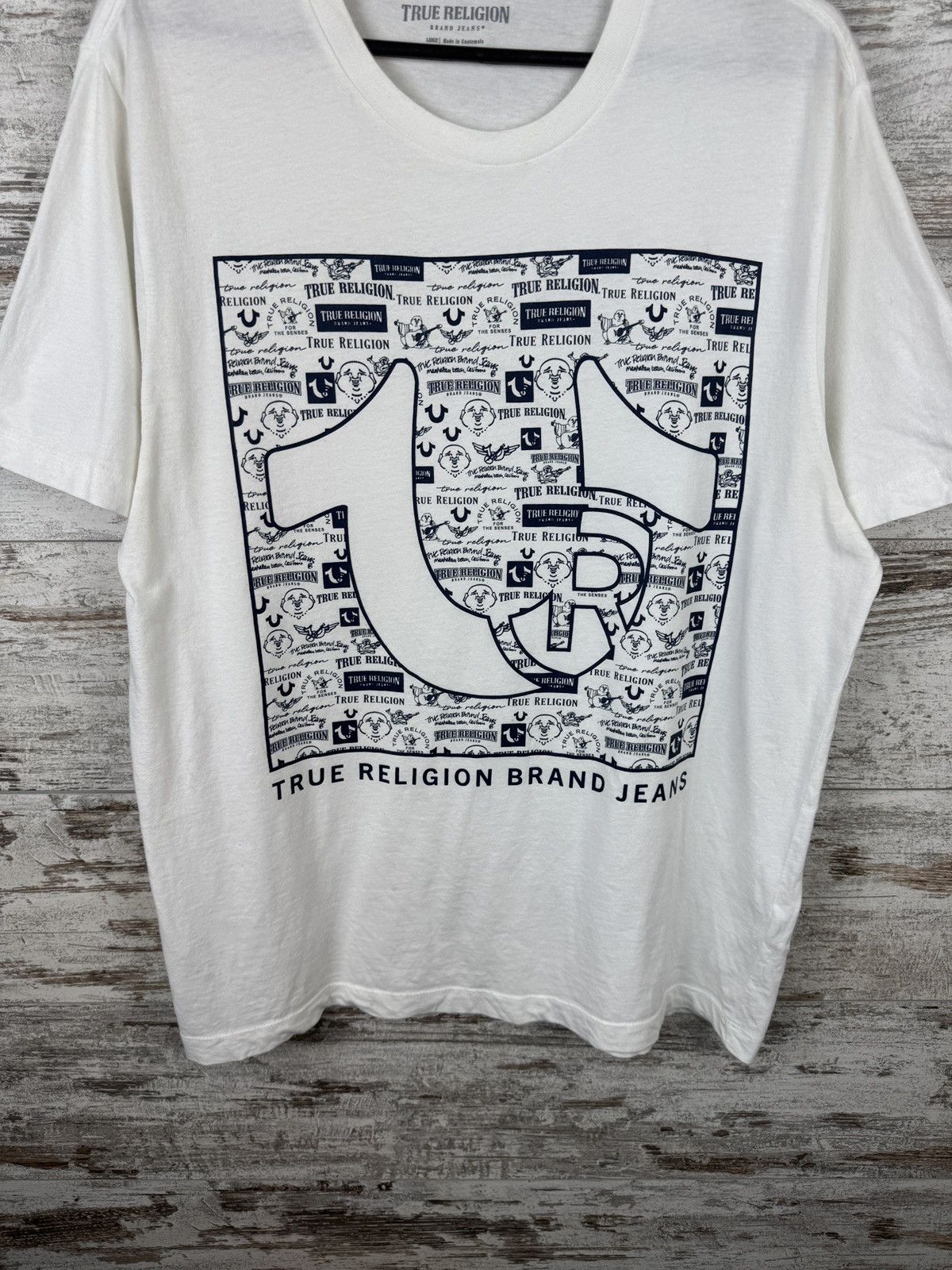 Japanese Brand × True Religion Mens Vintage True Religion T-shirt Japanese style tee y2k Size US L / EU 52-54 / 3 - 4 Thumbnail