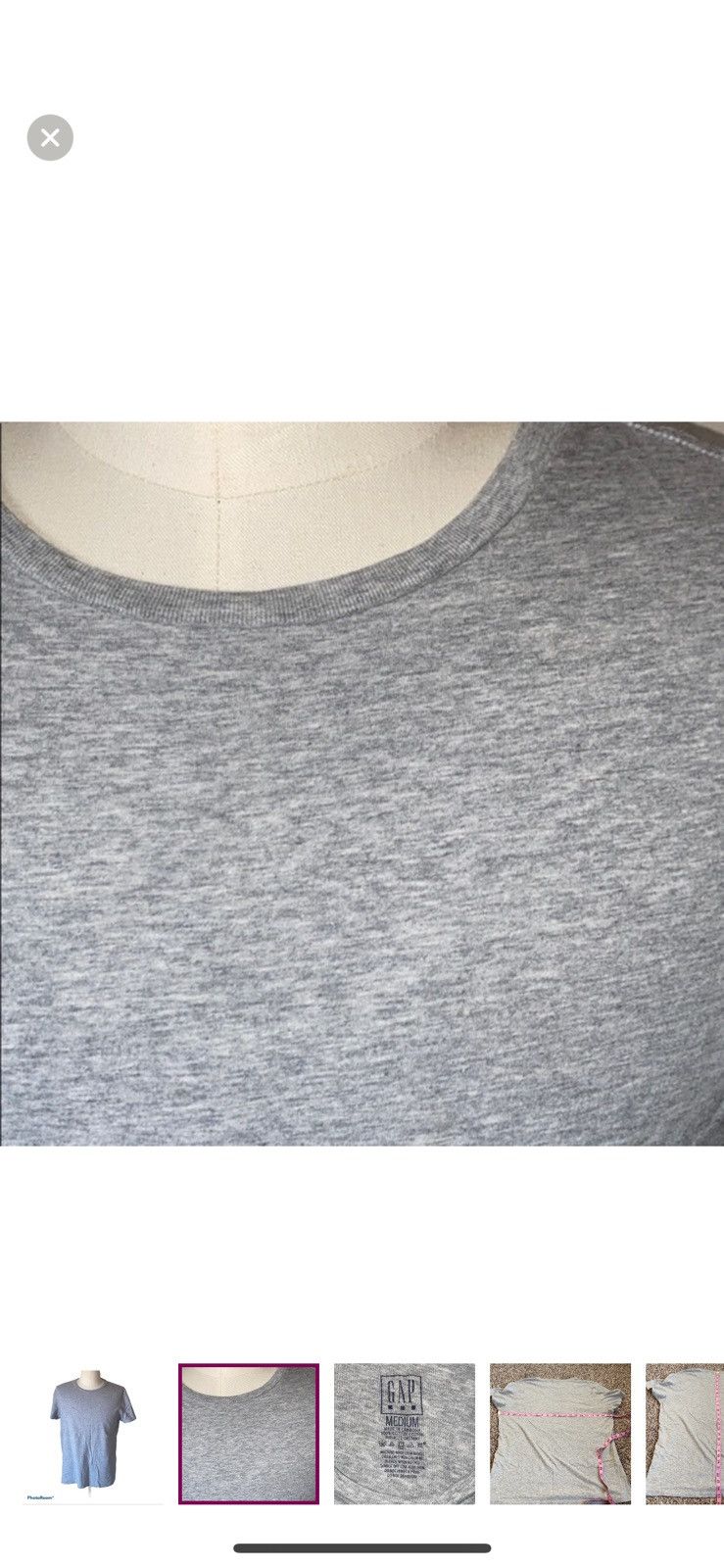 Gap Gap medium gray crewneck T shirt Size US M / EU 48-50 / 2 - 4 Thumbnail