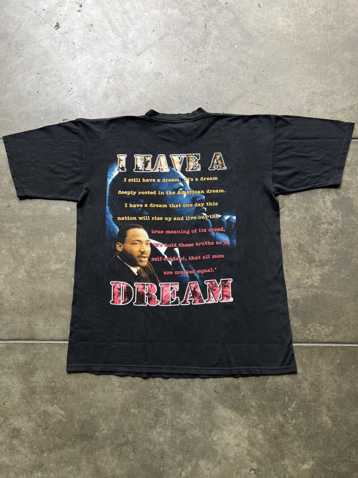 Rap Tees VTG ‘90s Martin Luther King Jr. Rap Tee Shirt I Have A Dream Size US XL / EU 56 / 4 - 2 Thumbnail