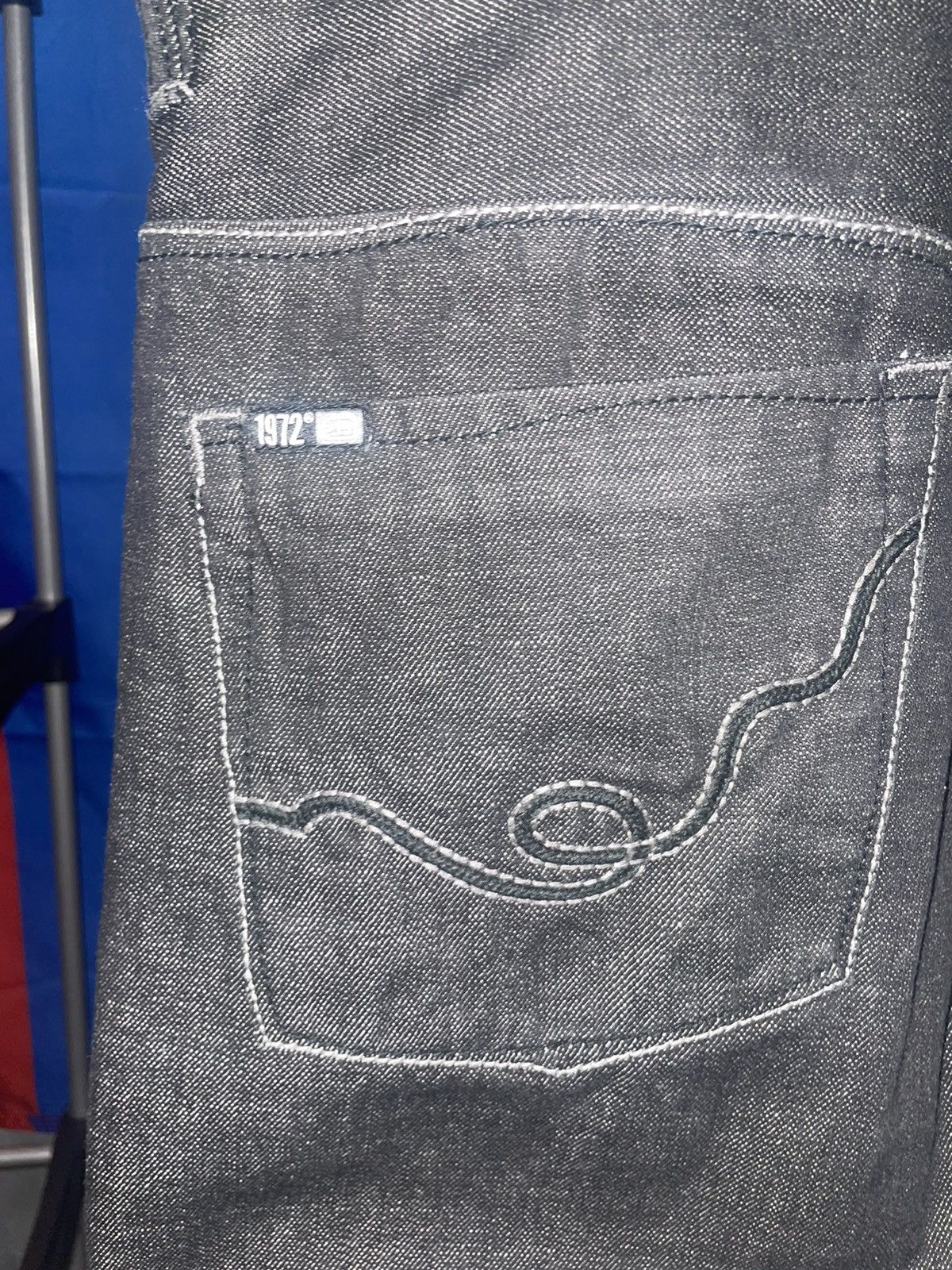 Ecko Unltd. × Vintage RARE ECKO UNLTD. GREY BAGGY FIT JEANS Size US 34 / EU 50 - 4 Thumbnail