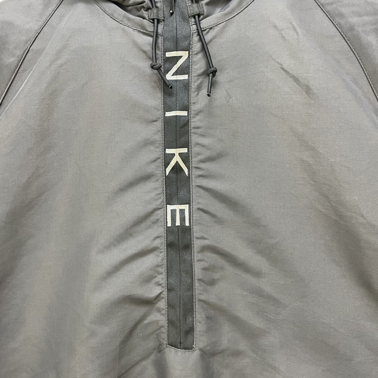 Nike 💥Vintage Nike Half Ziper Center Slank Logo Pullover Jacket Size US M / EU 48-50 / 2 - 5 Thumbnail