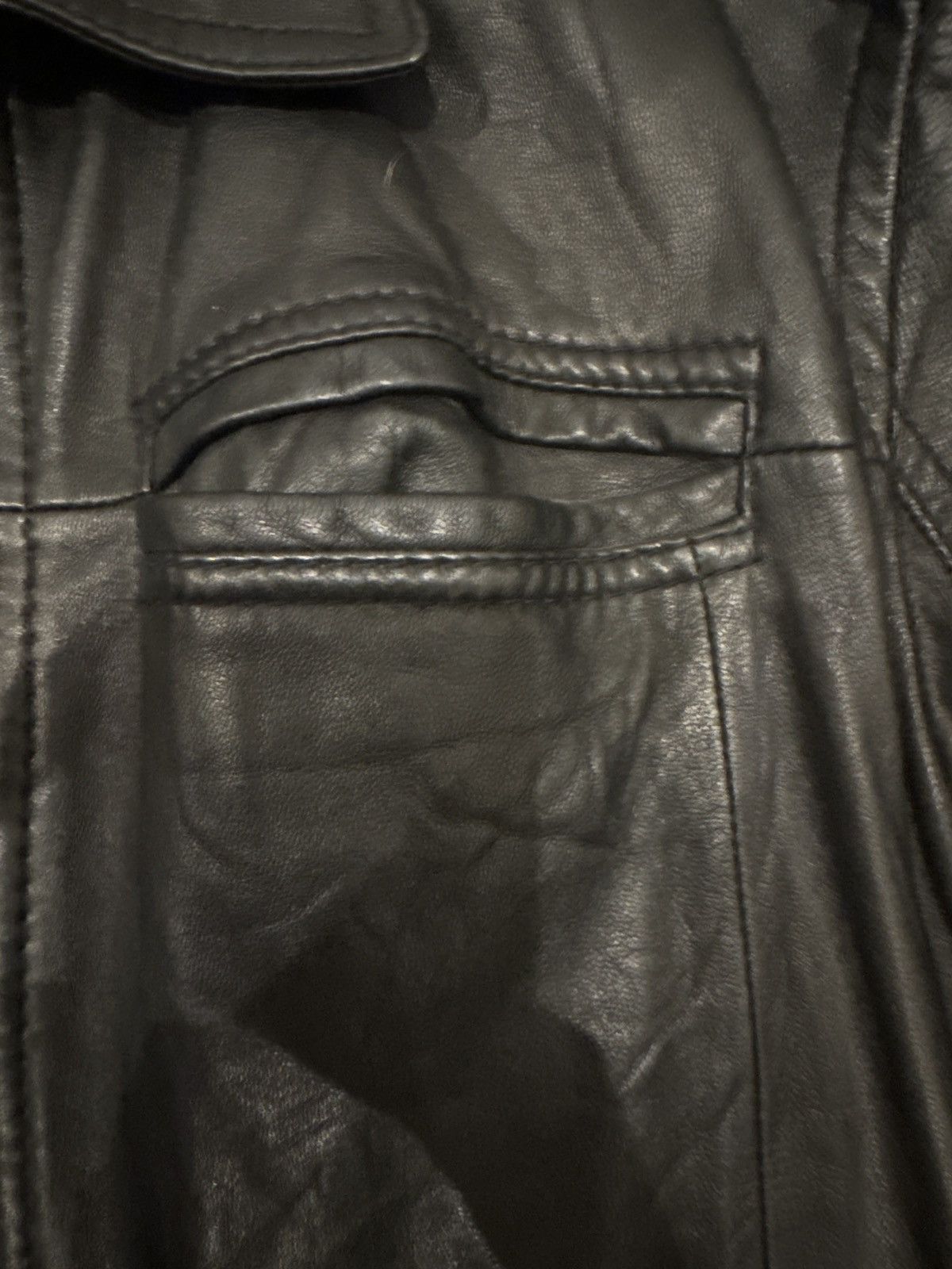 J.Lindeberg J.Lindeberg Black Leather Jacket Size US XL / EU 56 / 4 - 7 Thumbnail