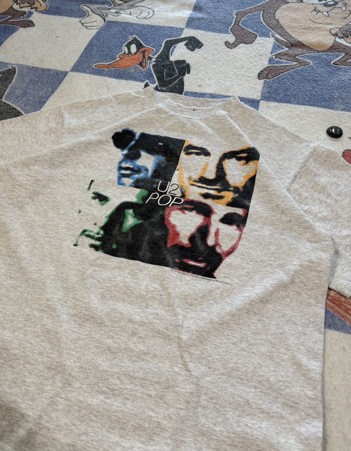 Band Tees Vintage U2 tee Size US XL / EU 56 / 4 - 2 Thumbnail