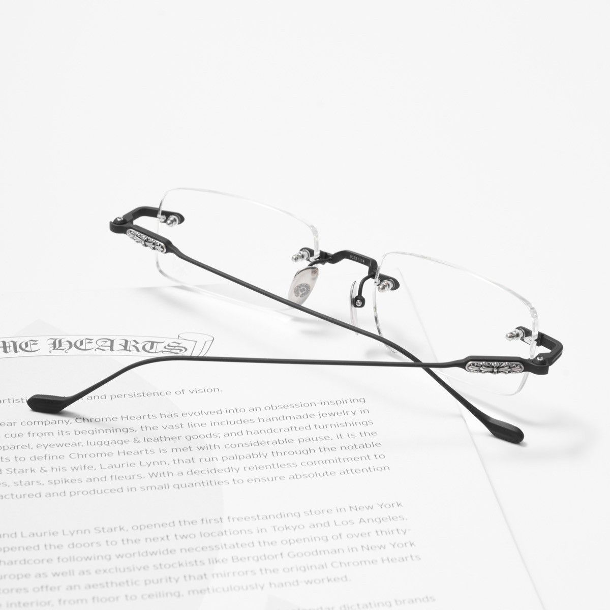 Chrome Hearts CHROME HEARTS SOFFFFFFFFERS II MATTE BLACK / SHINY SILVER Size ONE SIZE - 7 Thumbnail