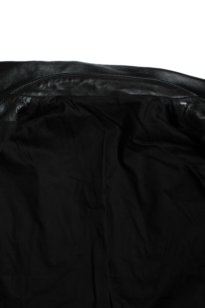 Balmain Balmain, Black leather biker jacket with zippers and logo Size US L / EU 52-54 / 3 - 7 Thumbnail