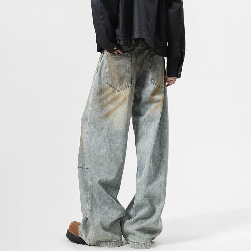 Japanese Brand × Jean Denim pants Splotch worn out jeans Size US 27 - 5 Thumbnail