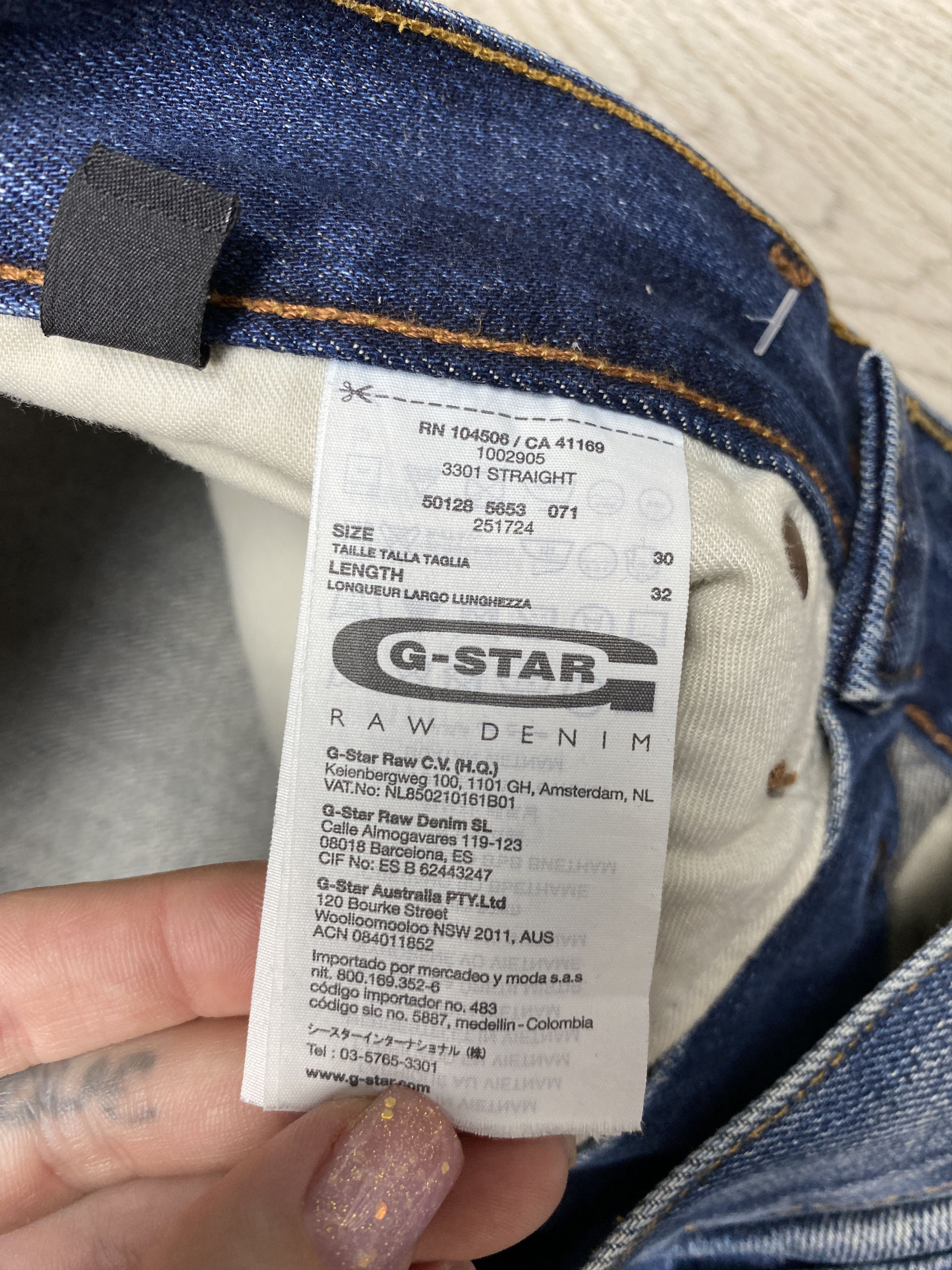 G-Star G Star Raw Vintage Mens Denim Pants Jeans Size US 30 / EU 46 - 3 Thumbnail