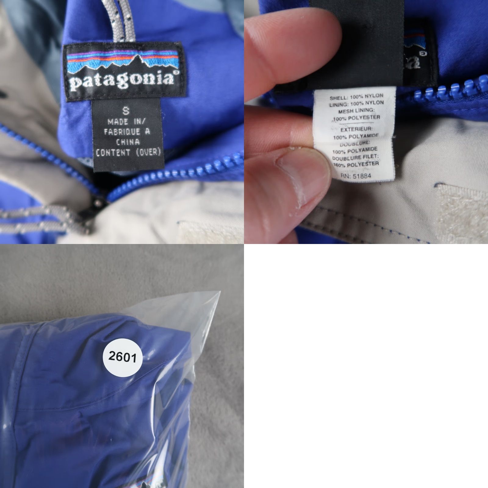 Patagonia VINTAGE Patagonia Jacket Mens S Small Hooded Parka Coat 2000s Y2K Outdoor Blue Size US S / EU 44-46 / 1 - 9 Thumbnail