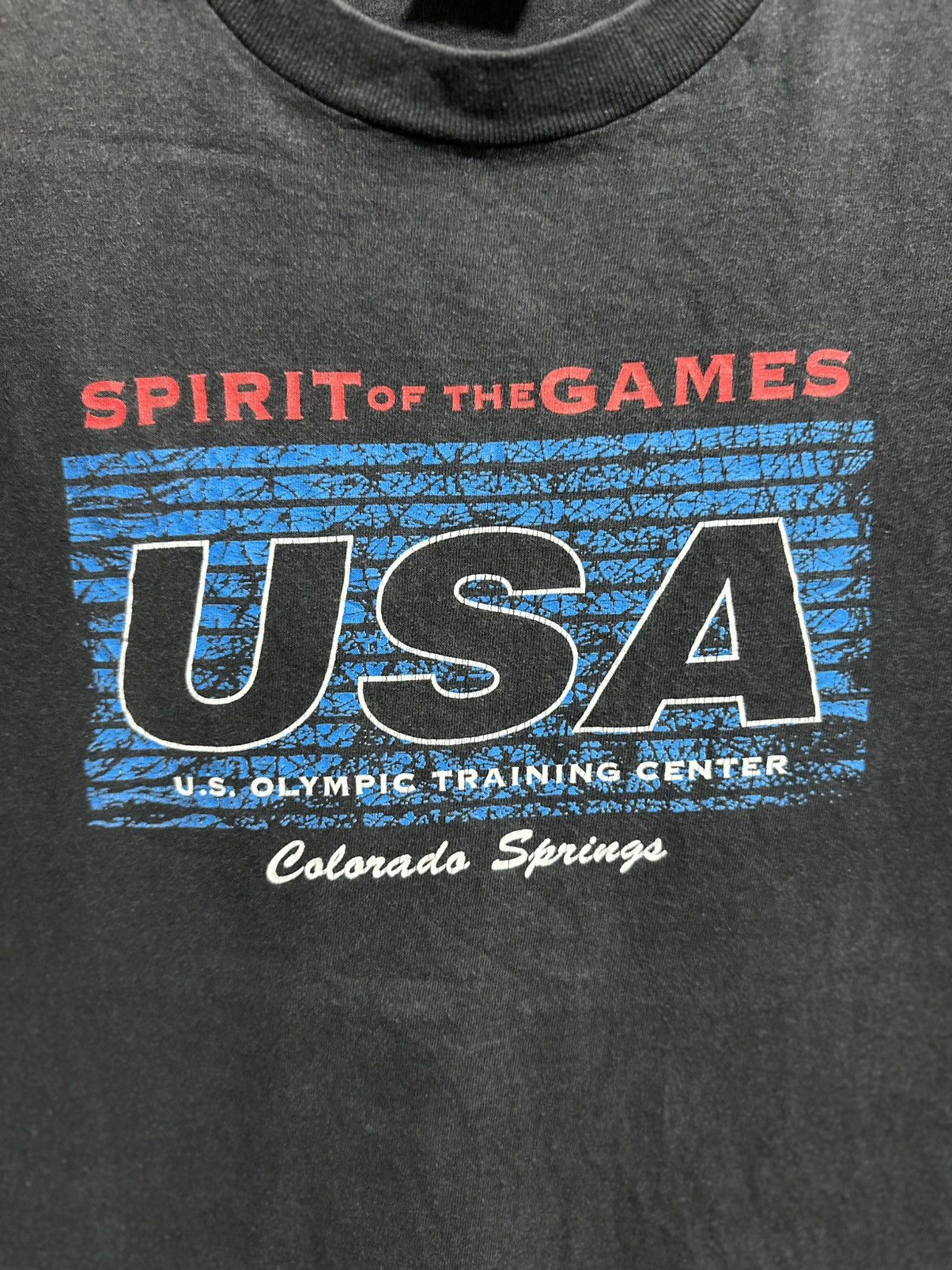 Sears Vintage Spirit Of The GameS USA Olympic Sun Faded Tee Size US L / EU 52-54 / 3 - 2 Thumbnail