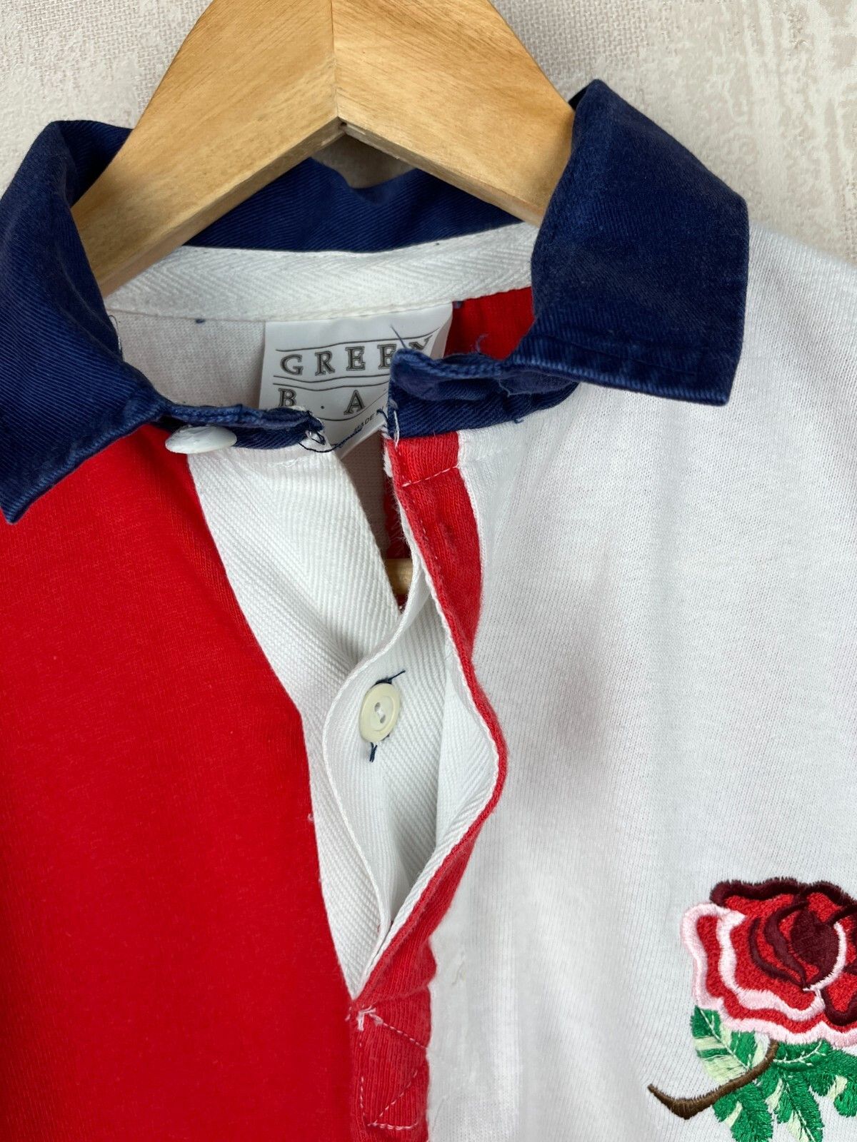 Canterbury of New Zealand Vintage England Rugby Green Bay Shirt Jersey Cotton Size US M / EU 48-50 / 2 - 9 Thumbnail