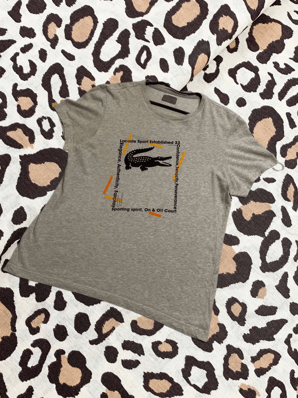 Lacoste Lacoste T-shirt Big Logo Size US S / EU 44-46 / 1 - 1 Thumbnail