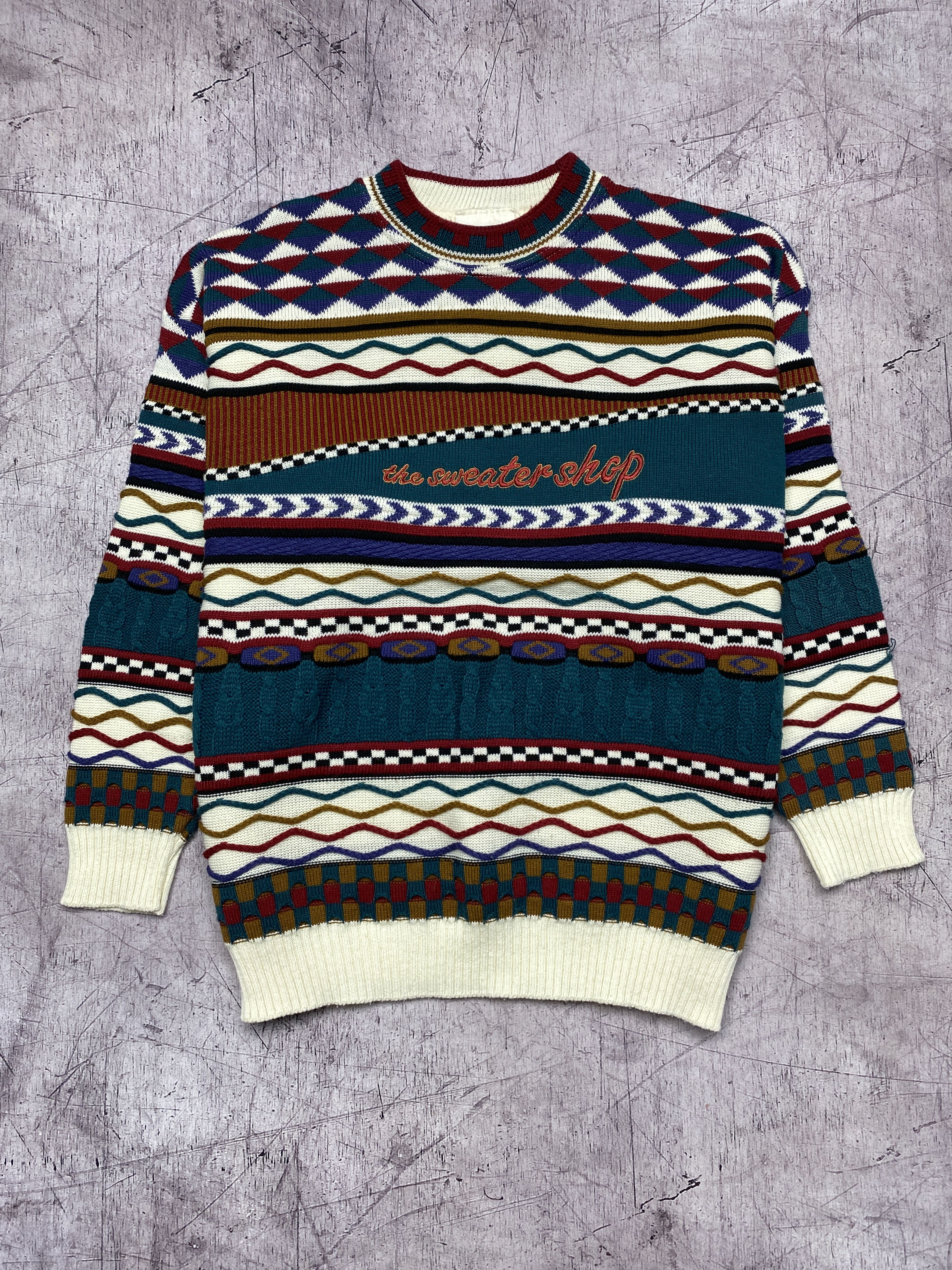 Vintage Vintage 90s Mens Coogi Style Textured Biggie Cozy Sweater Size US XL / EU 56 / 4 - 1 Thumbnail