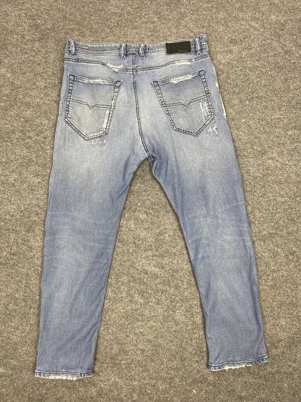 diesel stretch distressed denim made in italy