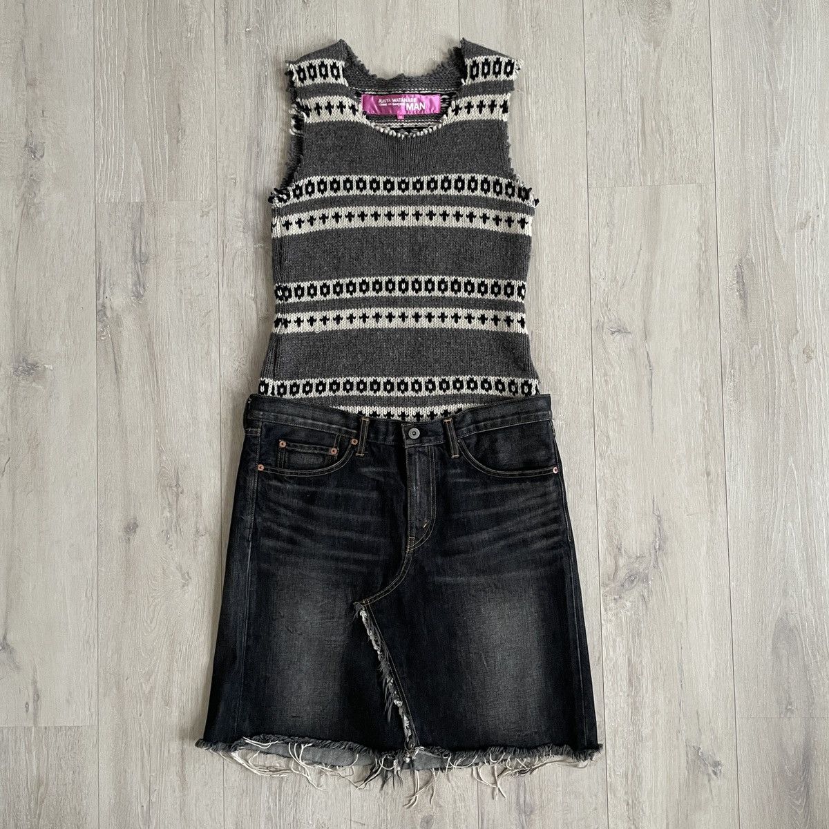 Junya Watanabe Junya Watanabe FW03 vest/skirt hybrid dress Size M / US 6-8 / IT 42-44 - 1 Thumbnail