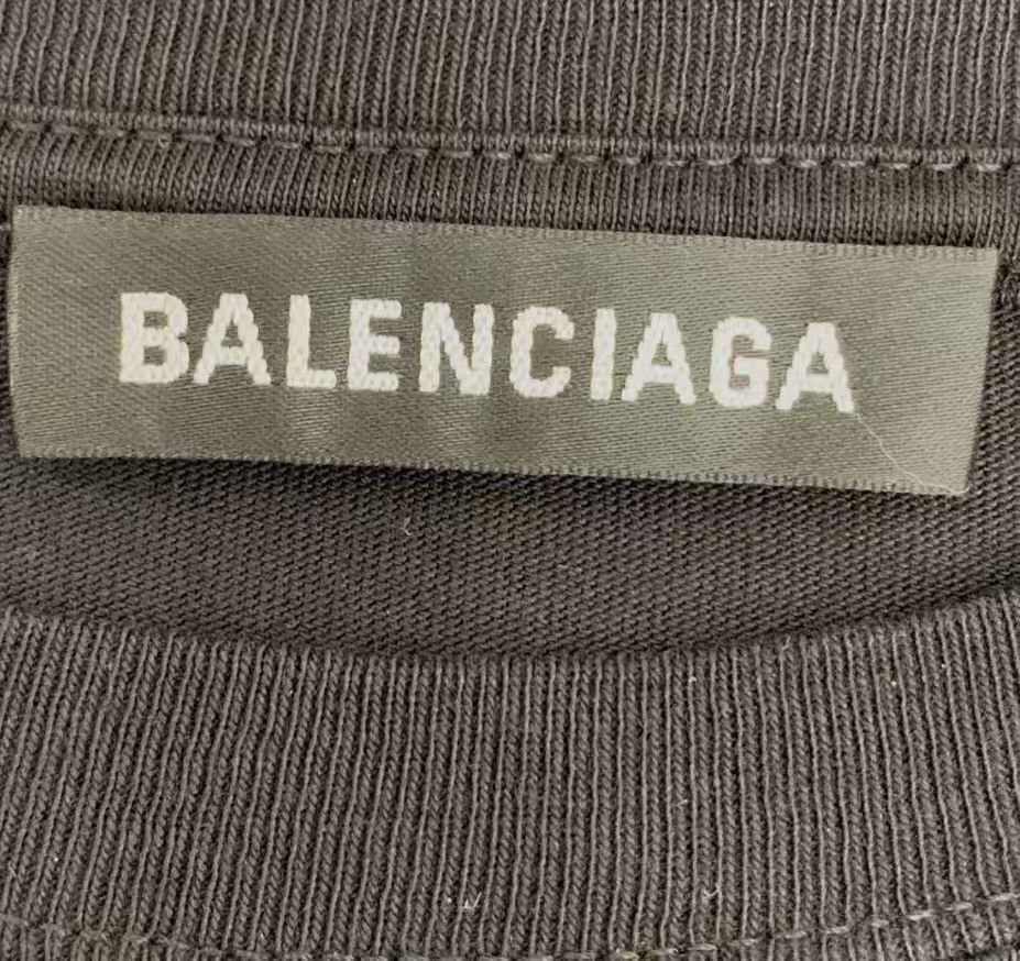 Balenciaga Balenciaga Small logo letter printed black round neck cott Size XS / US 0-2 / IT 36-38 - 5 Thumbnail
