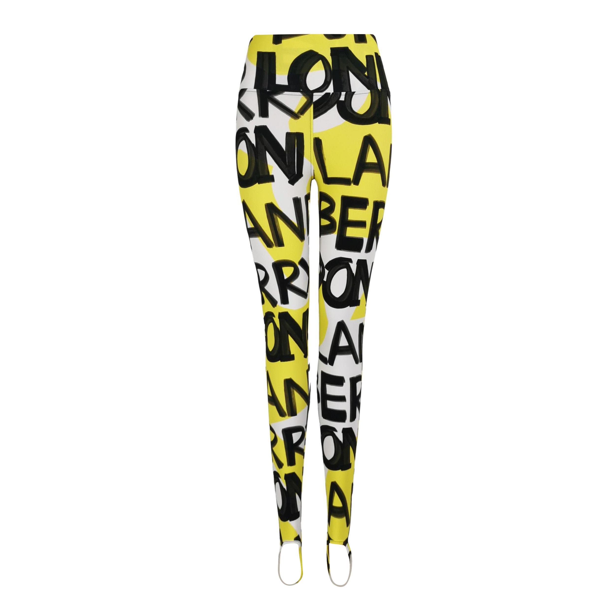 Burberry Burberry Colorful Logo Leggings in XS Size 0079 Size US 26 / EU 42 - 1 Thumbnail