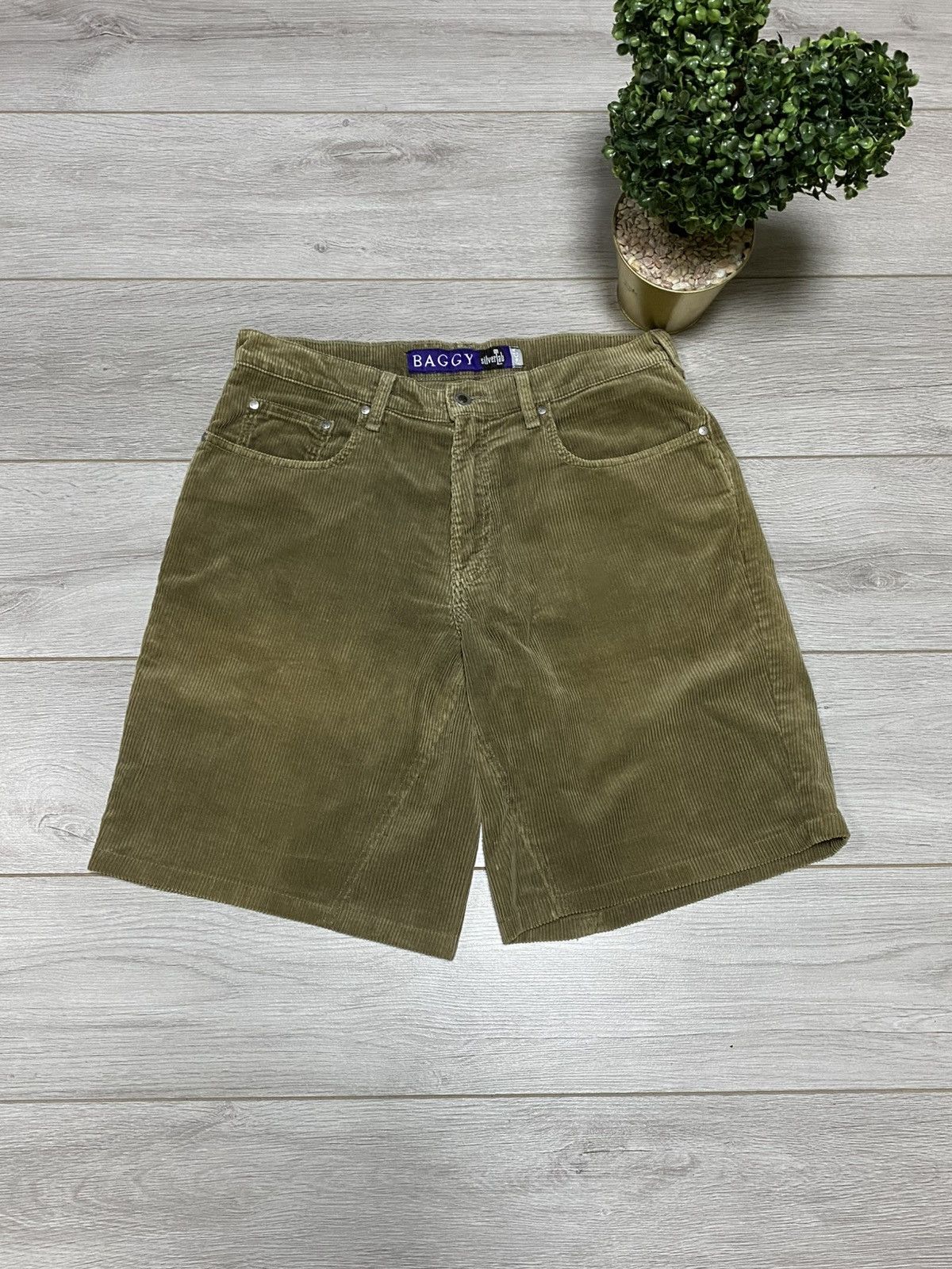Levis silver tab baggy vintage corduroy shorts made in USA