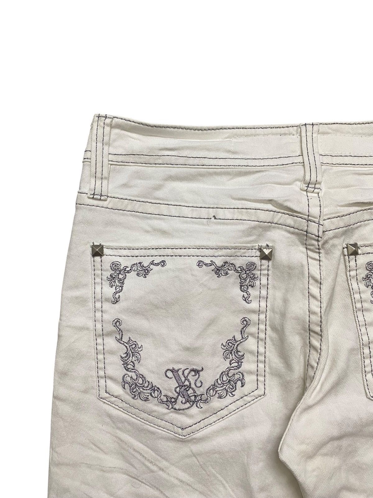 If Six Was Nine Xfrm Flared White Whisker Denim Size US 30 / EU 46 - 11 Thumbnail