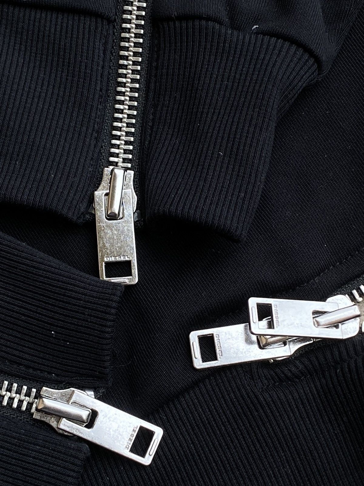 Diesel × Japanese Brand 2024 Diesel multi zip opium avantgarde sweatshirt black Size US L / EU 52-54 / 3 - 5 Thumbnail