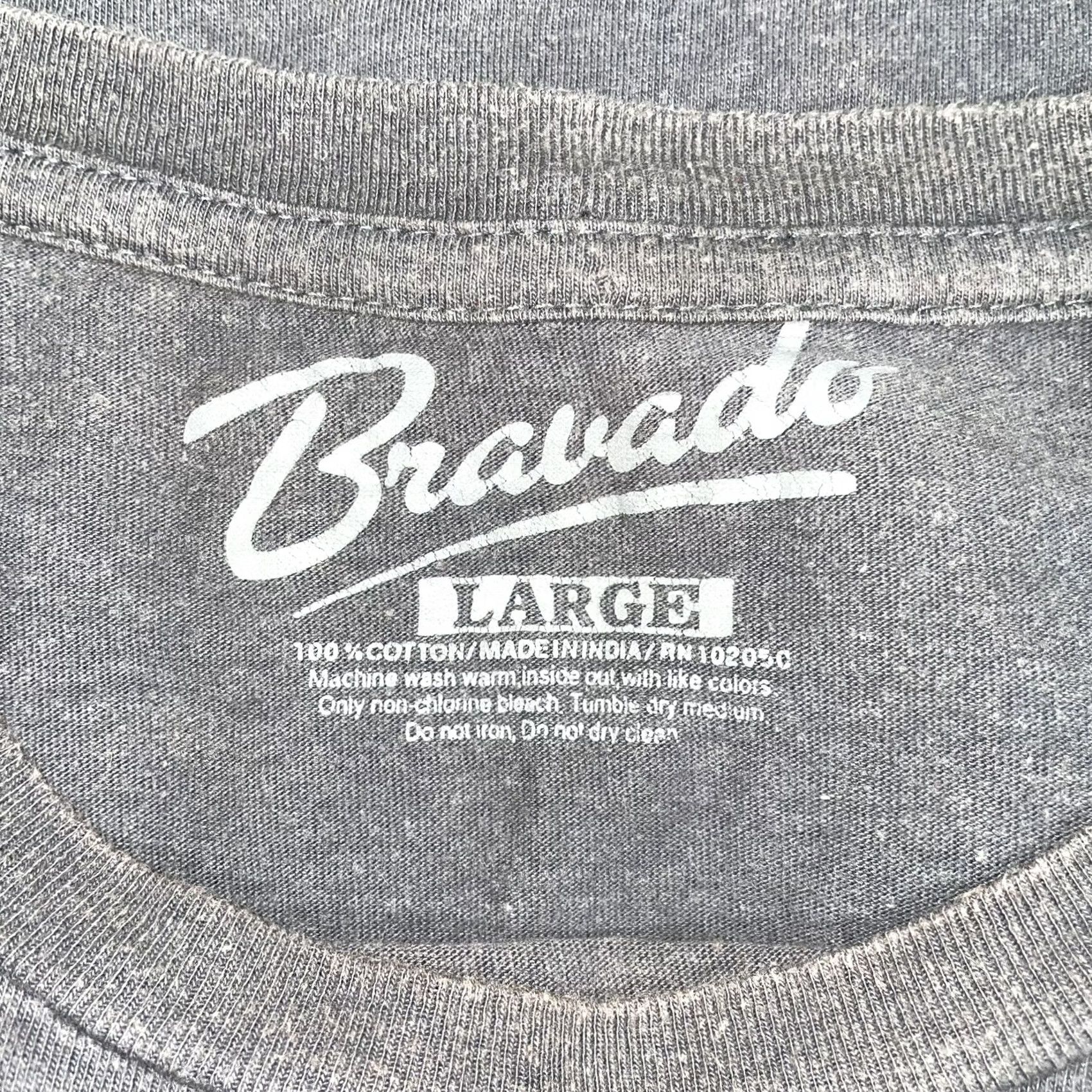 Bravado VINTAGE Metallica Shirt Men L Gray Short Sleeve Crew Neck Bravado Front Graphic 100 Percent Cotton 2010-2019 Music T-Shirt Mens Size US L / EU 52-54 / 3 - 5 Thumbnail