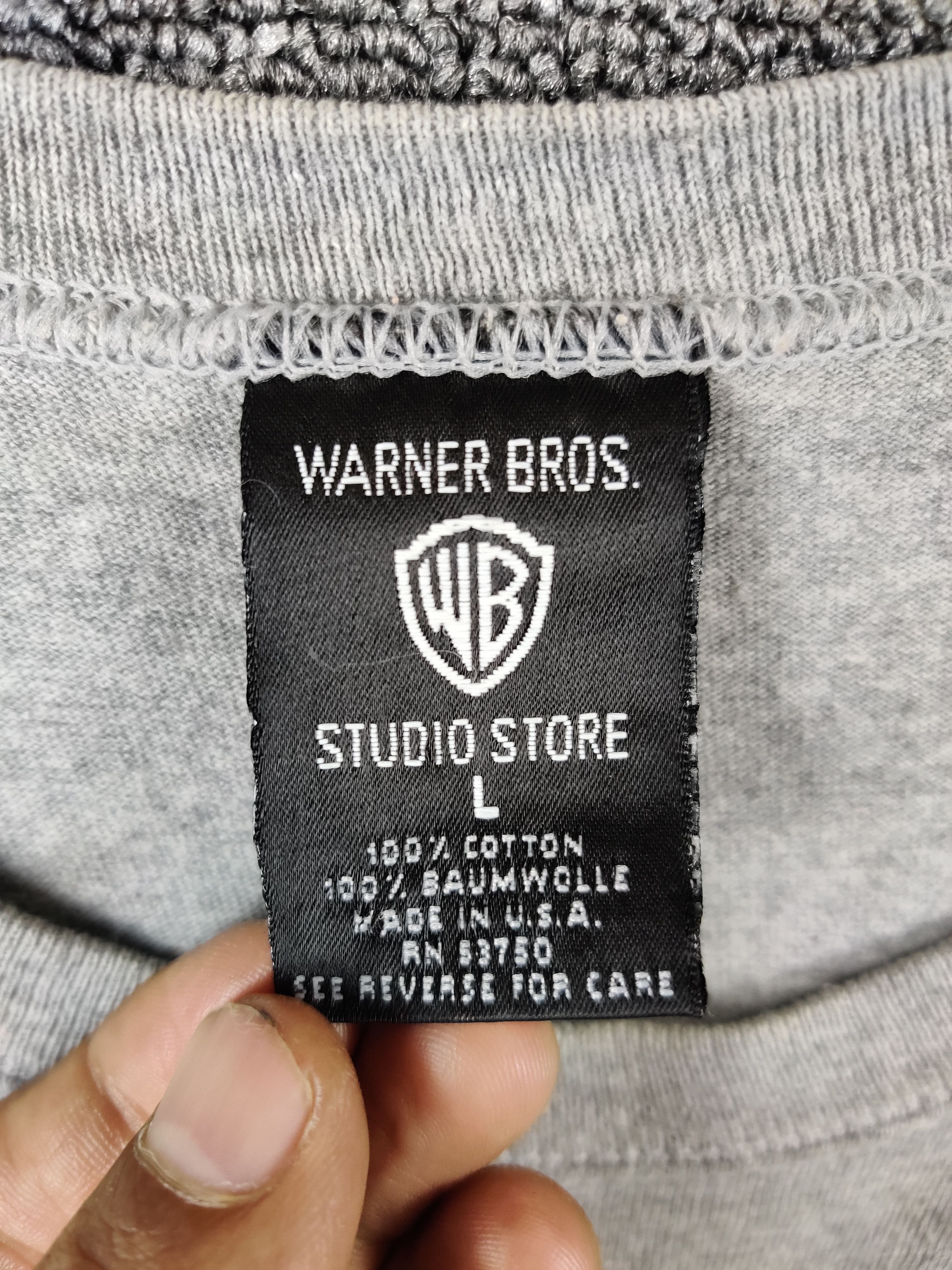 Warner Bros Vintage Marvin The Martian Warner Bros Cartoon Tee Tshirt Size US L / EU 52-54 / 3 - 8 Thumbnail