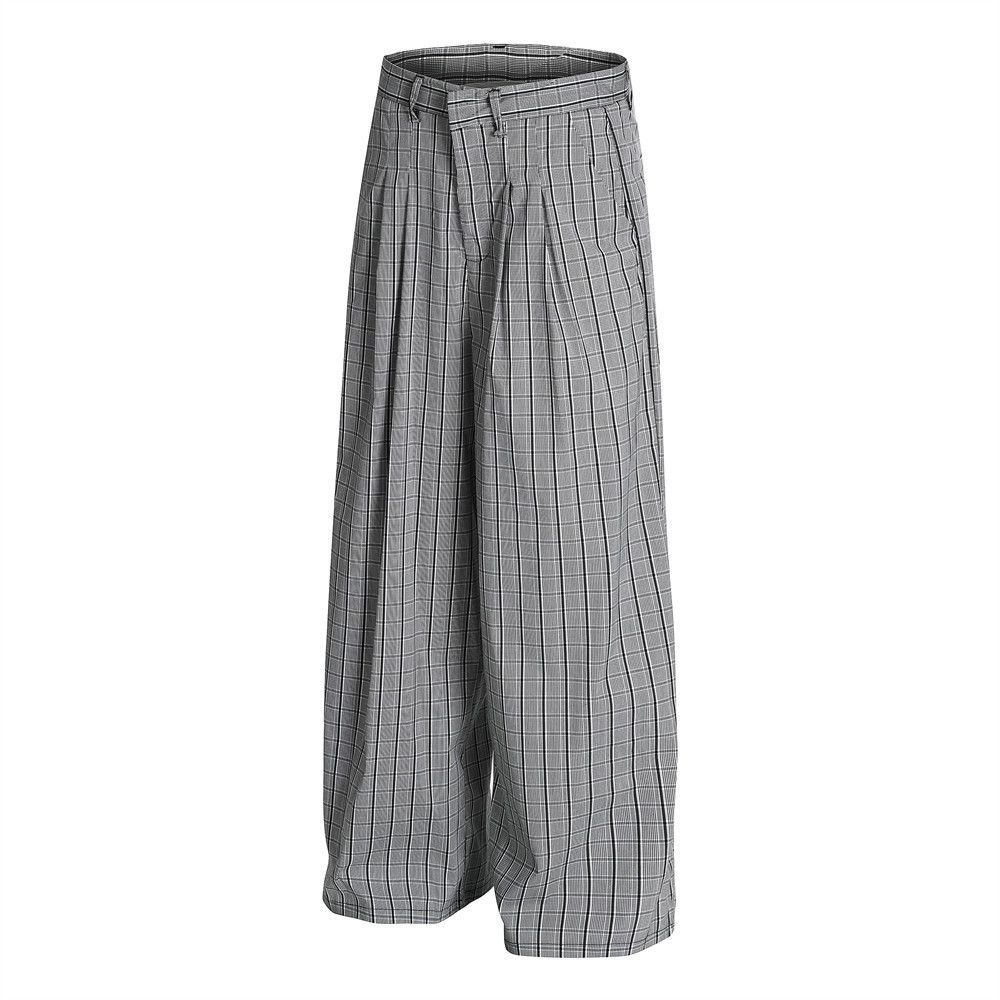 Japanese Brand × Vintage American plaid casual fashion loose wide-leg trousers Size US 32 / EU 48 - 2 Thumbnail