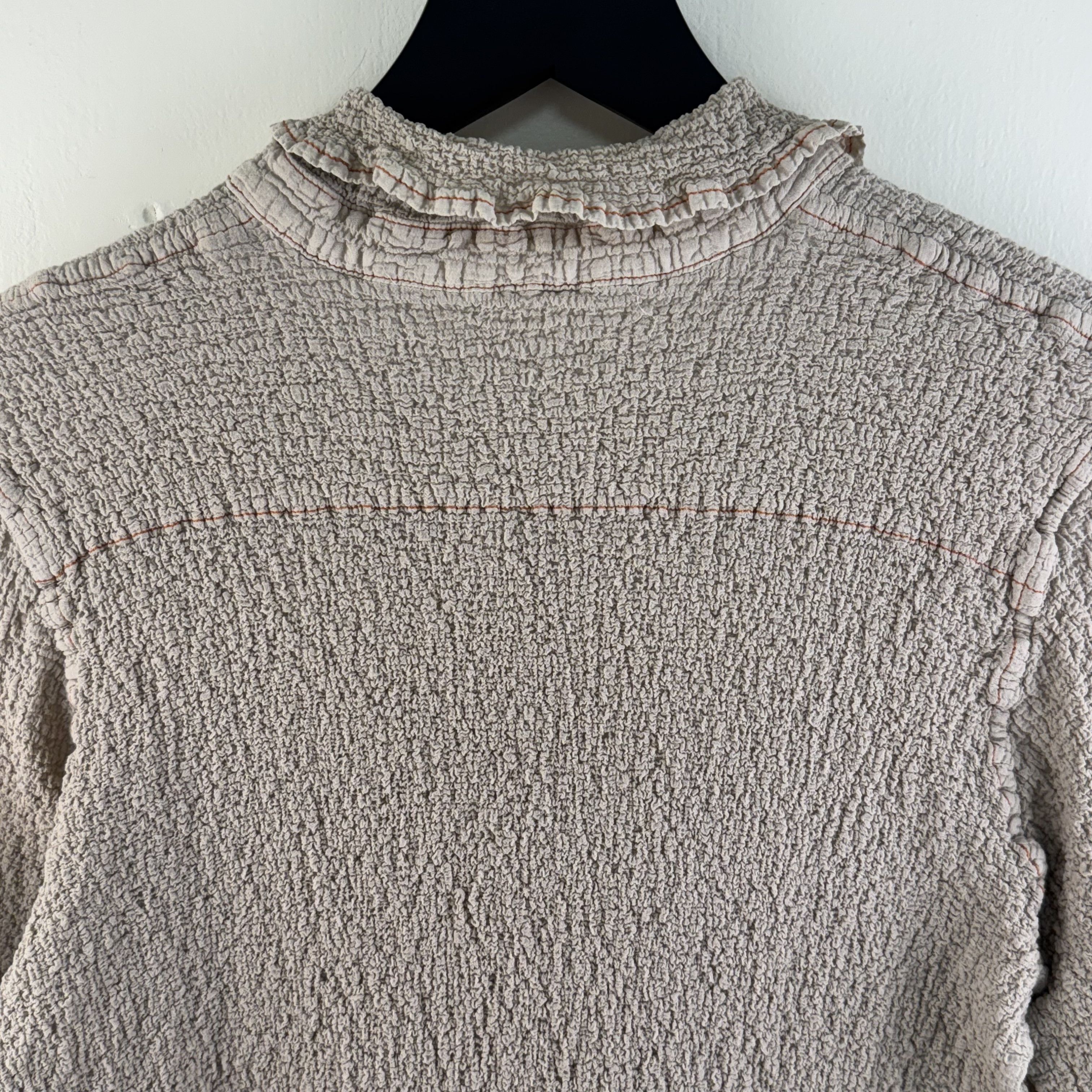 Issey Miyake Issey Miyake Me Cauliflower Long Sleeve Shirt Size S / US 4 / IT 40 - 9 Thumbnail