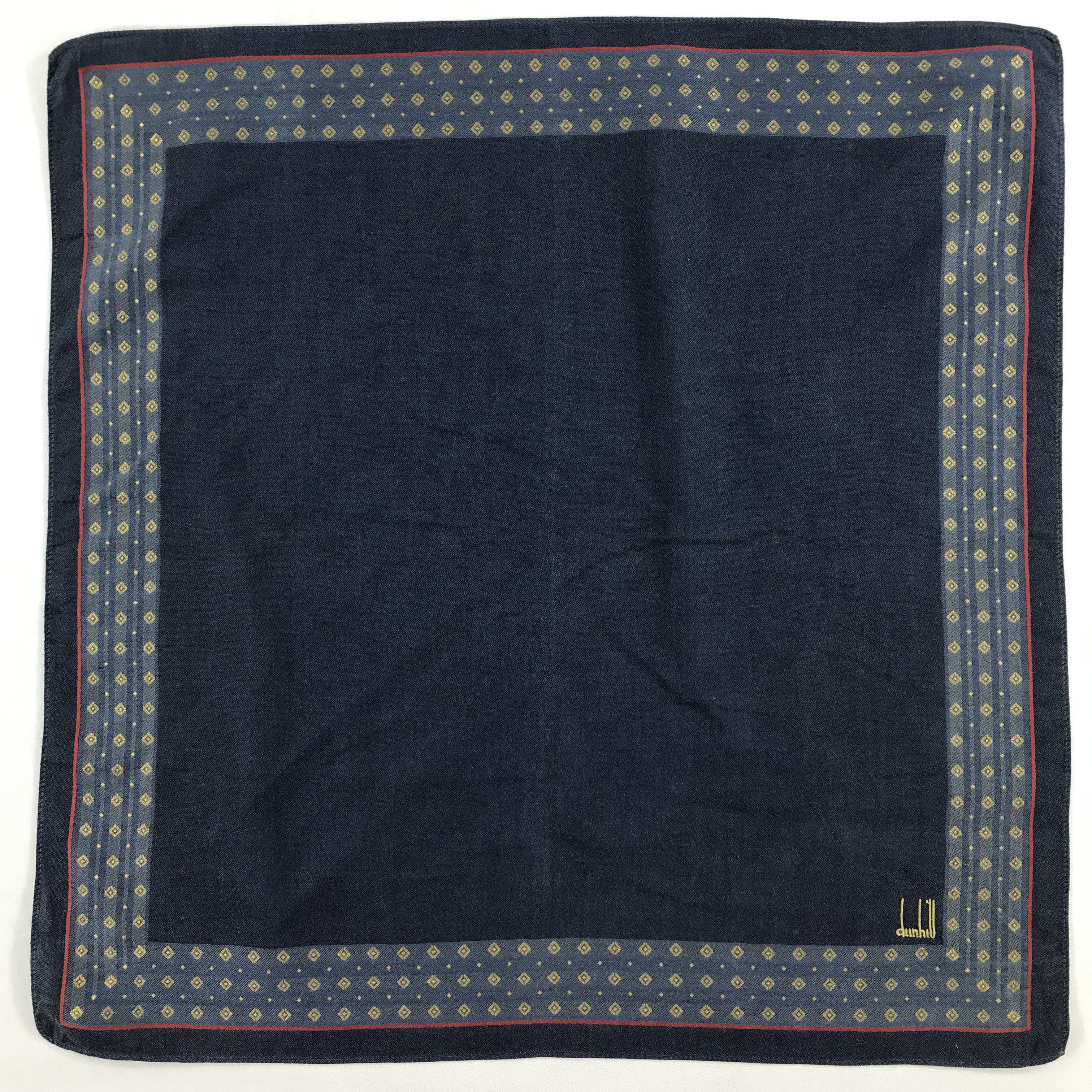 Alfred Dunhill × Vintage Dunhill Bandana / Handkerchief / Neckerchief - S2047 Size ONE SIZE - 1 Thumbnail