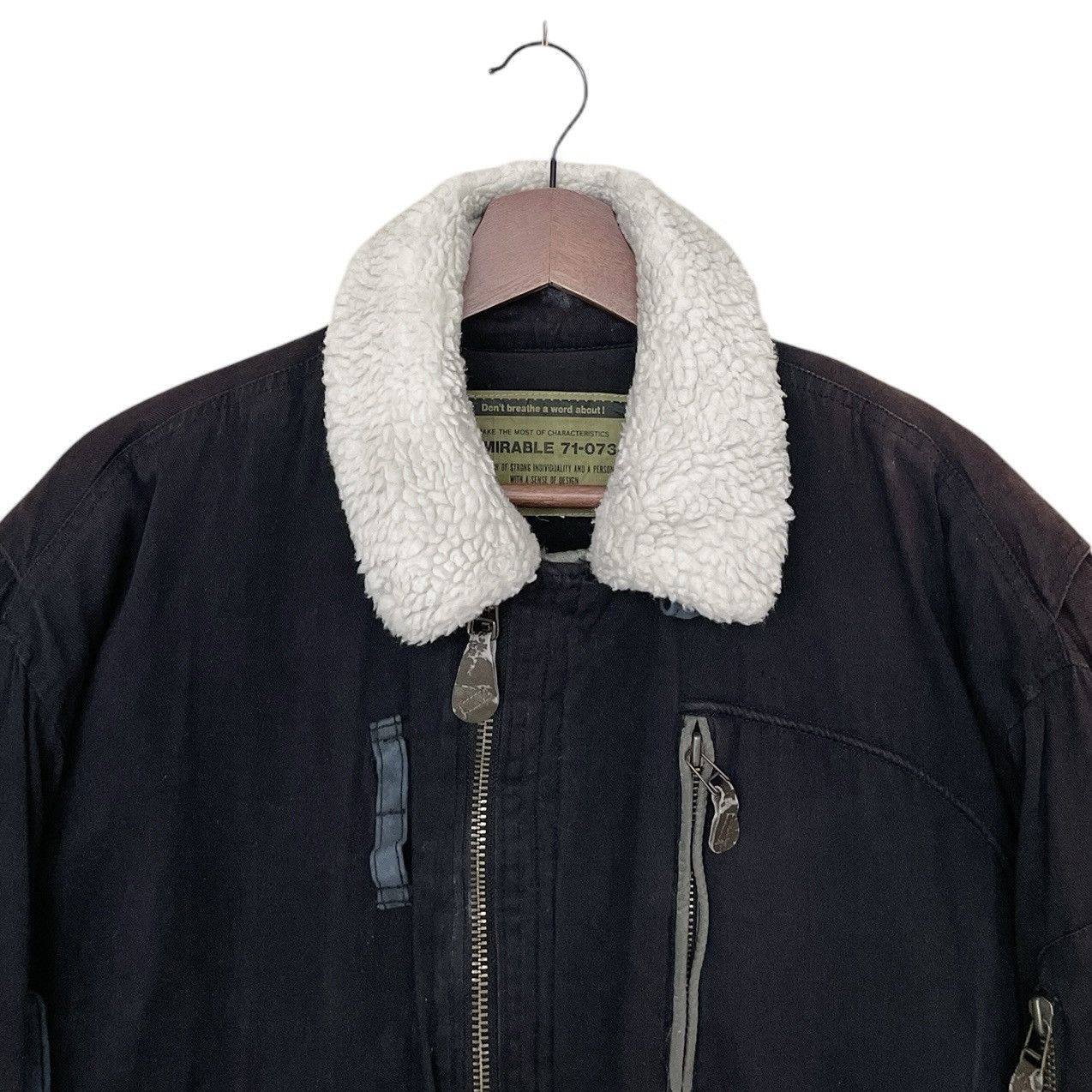 Vintage Vintage Brand Admirable Fur Bomber Jacket 1990s Size US S / EU 44-46 / 1 - 7 Thumbnail