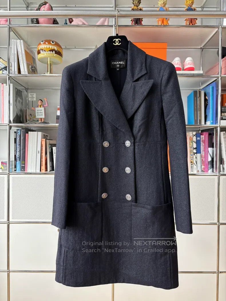 Chanel Chanel Cruise series catwalk black double-breasted glitter Size XS / US 0-2 / IT 36-38 - 1 Thumbnail