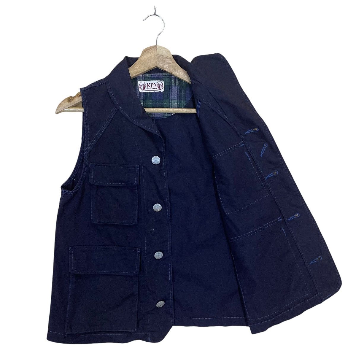 Japanese Brand King Dress Coaker Button Vest Jacket Size US S / EU 44-46 / 1 - 6 Thumbnail