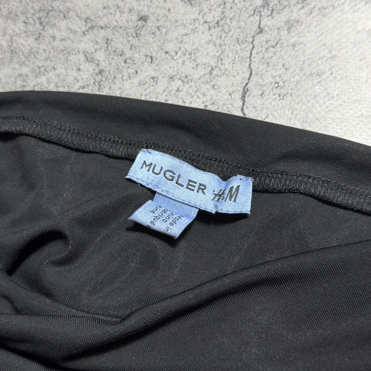 H&M × Mugler Rare Mugler X H&M Viscose Stretch Knit Asymmetrical Dress Size M / US 6-8 / IT 42-44 - 8 Thumbnail