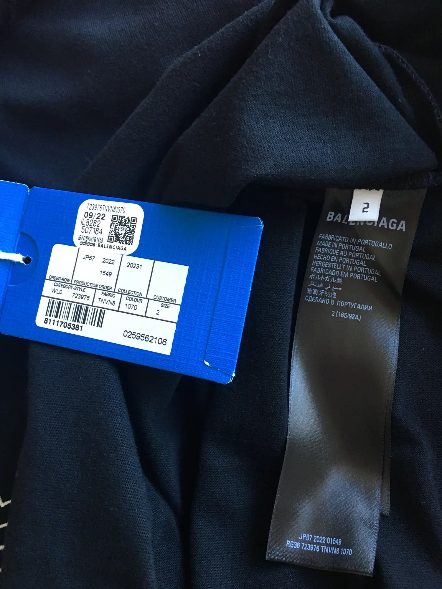 Adidas × Balenciaga T-shirt Logo Print Size US M / EU 48-50 / 2 - 5 Thumbnail