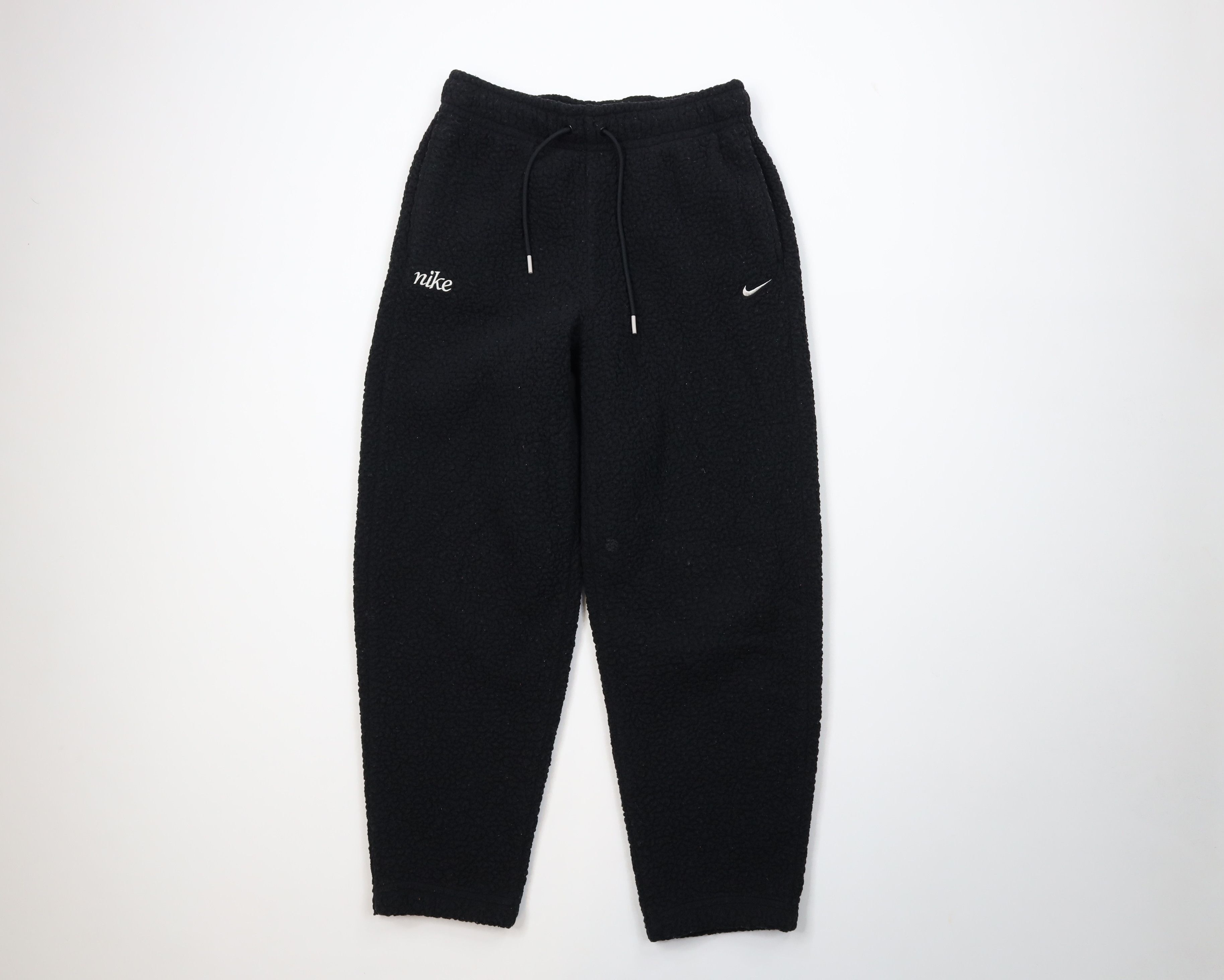 Nike Nike Spell Out Deep Pile Fleece Sweatpants Pants Black Size 27" / US 4 / IT 40 - 1 Thumbnail