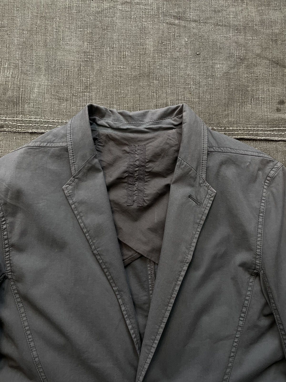 Rick Owens × Rick Owens Drkshdw Single button cotton blazer Size 46R - 3 Thumbnail
