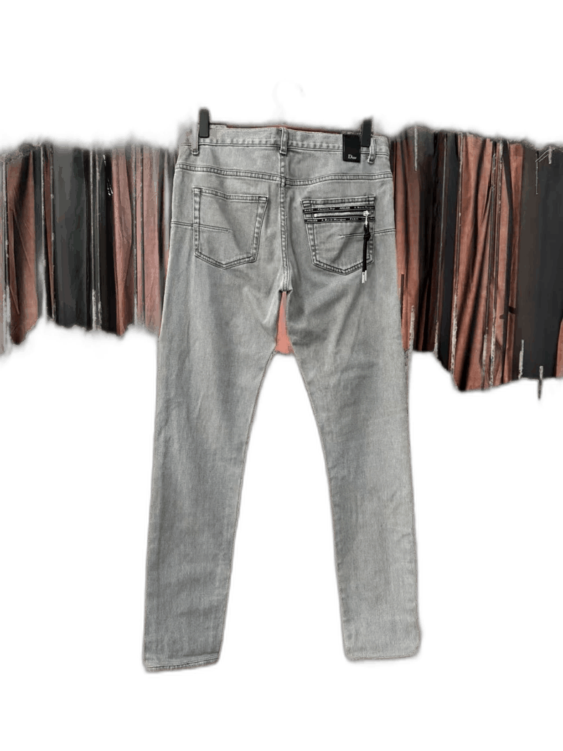 Dior Dior Gray Denim Jean with Pocket-2505 Size US 30 / EU 46 - 1 Thumbnail