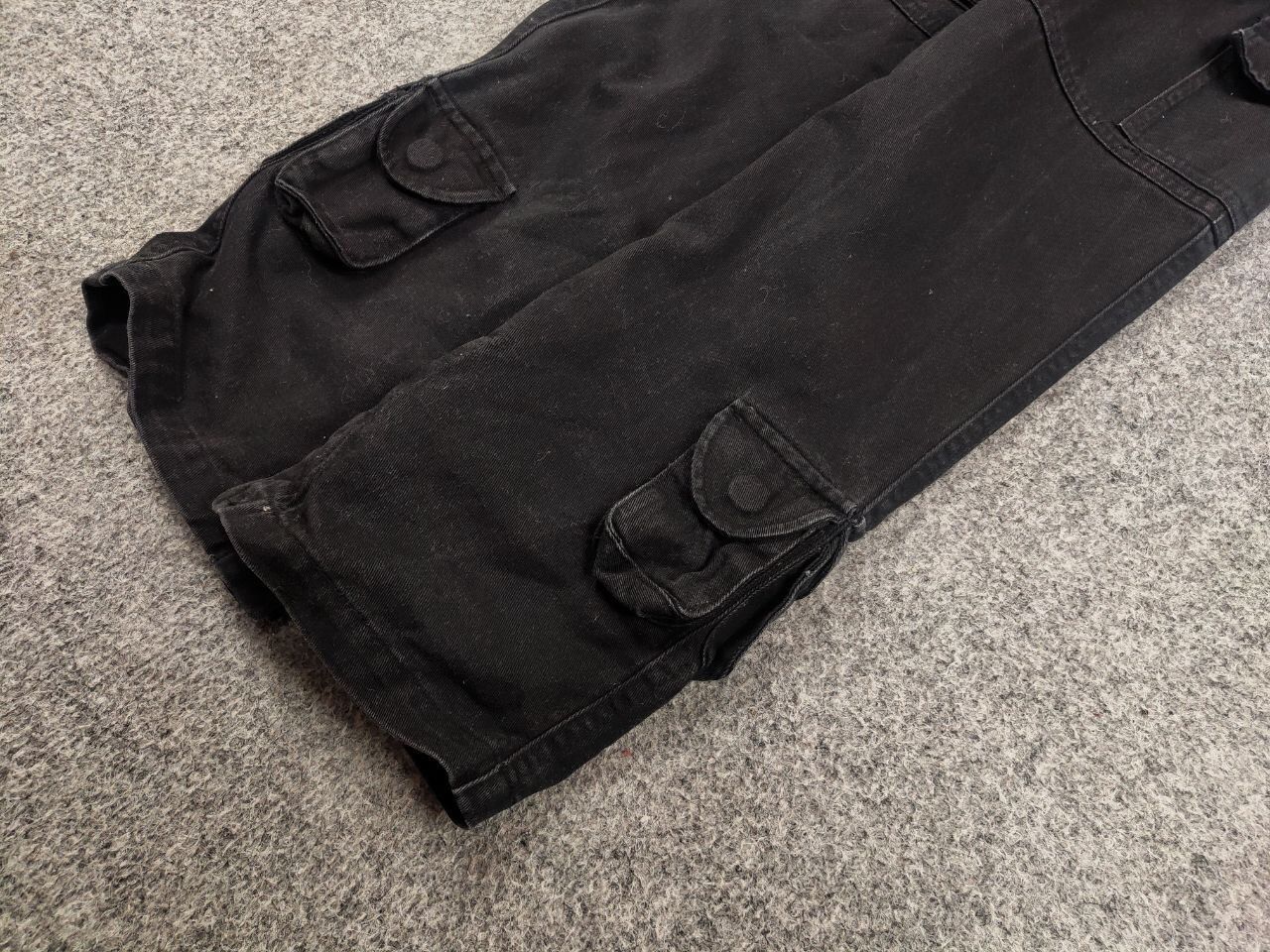 Other VTG Rick Owens Junya Watanabe Style Cargo Black Jeans Size US 34 / EU 50 - 6 Thumbnail