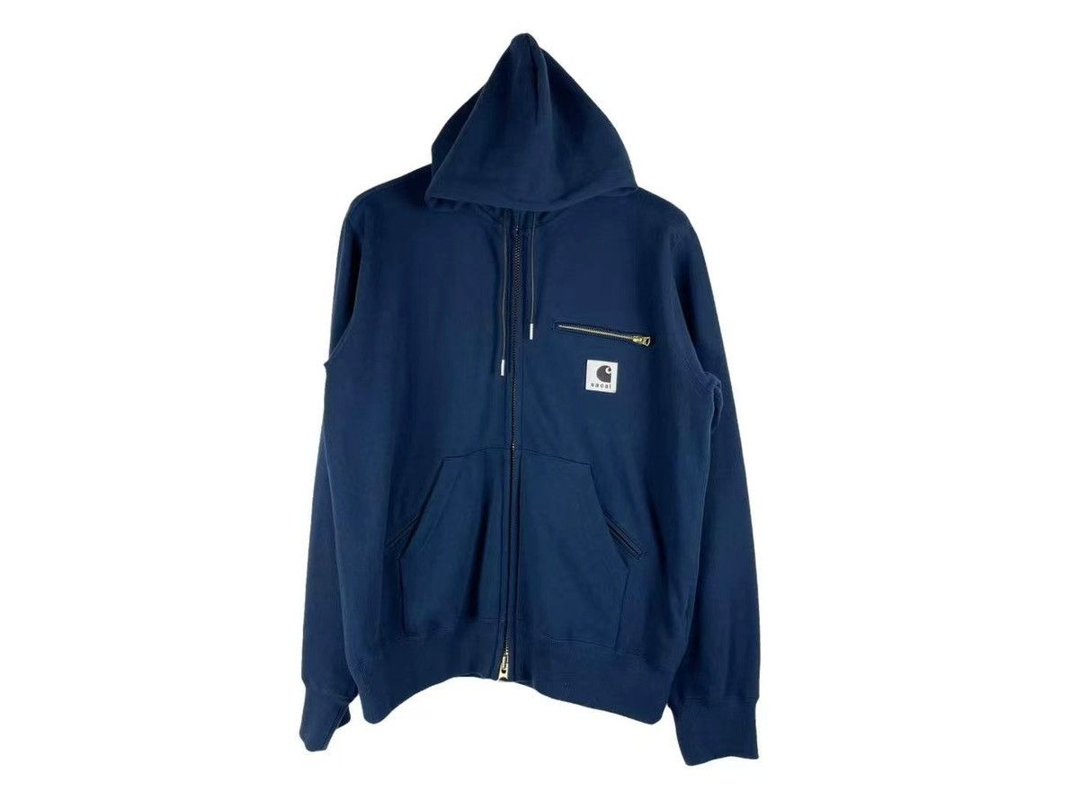 Carhartt Wip × Sacai Sacai x Carhartt WIP SS26 Zip-Up Hoodie | Grailed