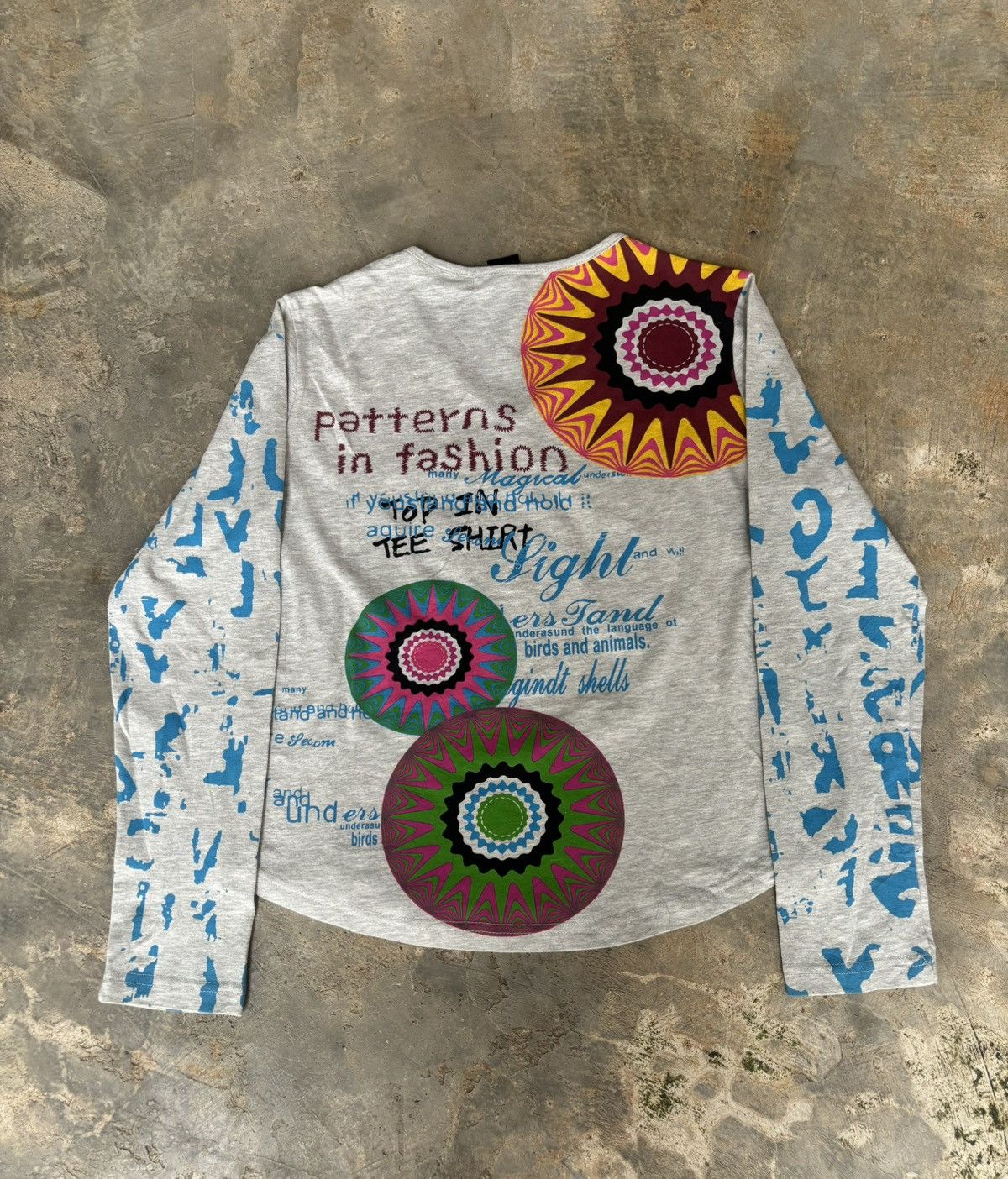 Hysteric Glamour × Japanese Brand Y2k Opium Kashitu Art Top in tee Longsleeve Size M / US 6-8 / IT 42-44 - 2 Thumbnail