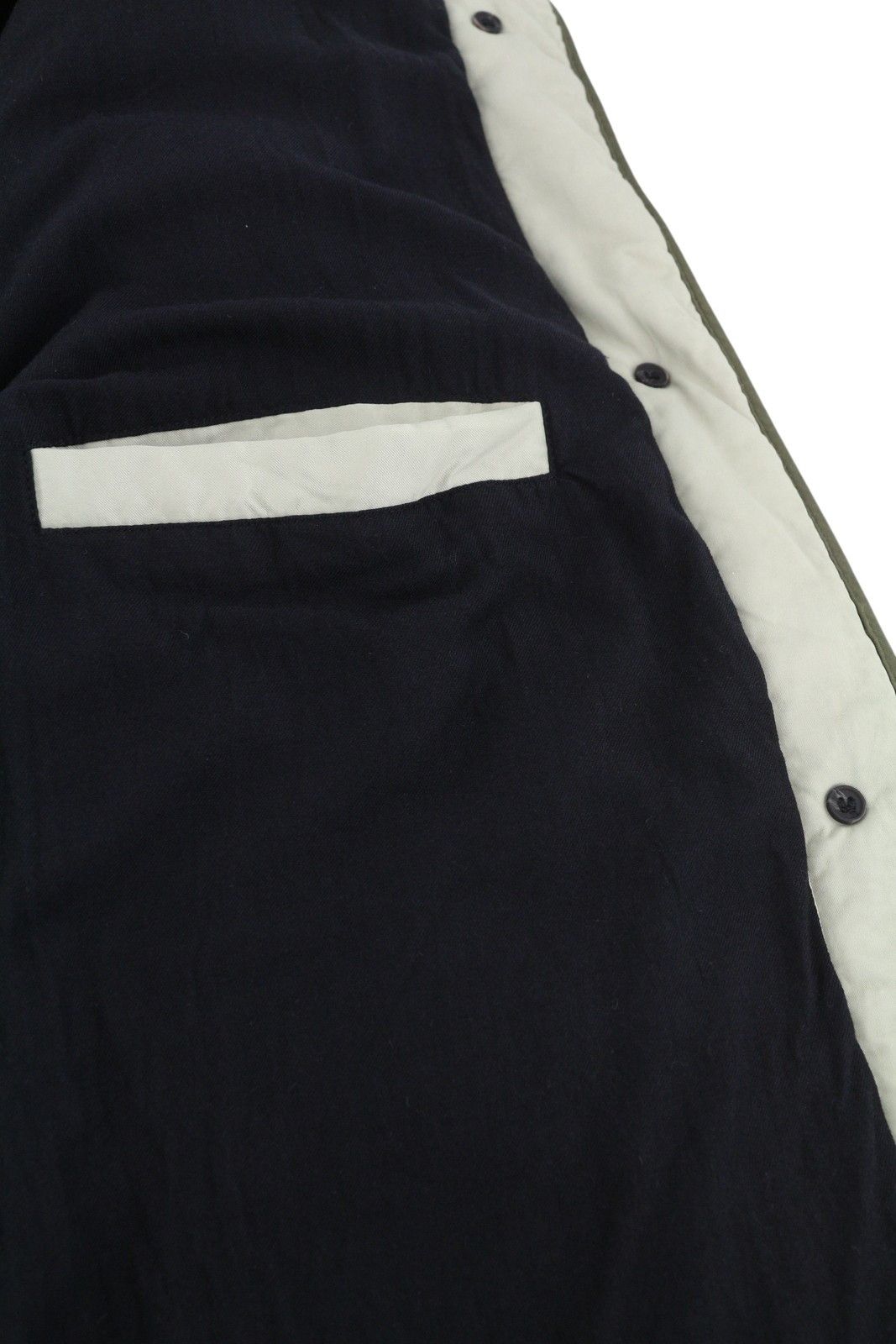 Allsaints Foxi Liner EU42 Green Quilted Button Crew Neck 86742 Size XL / US 12-14 / IT 48-50 - 12 Thumbnail