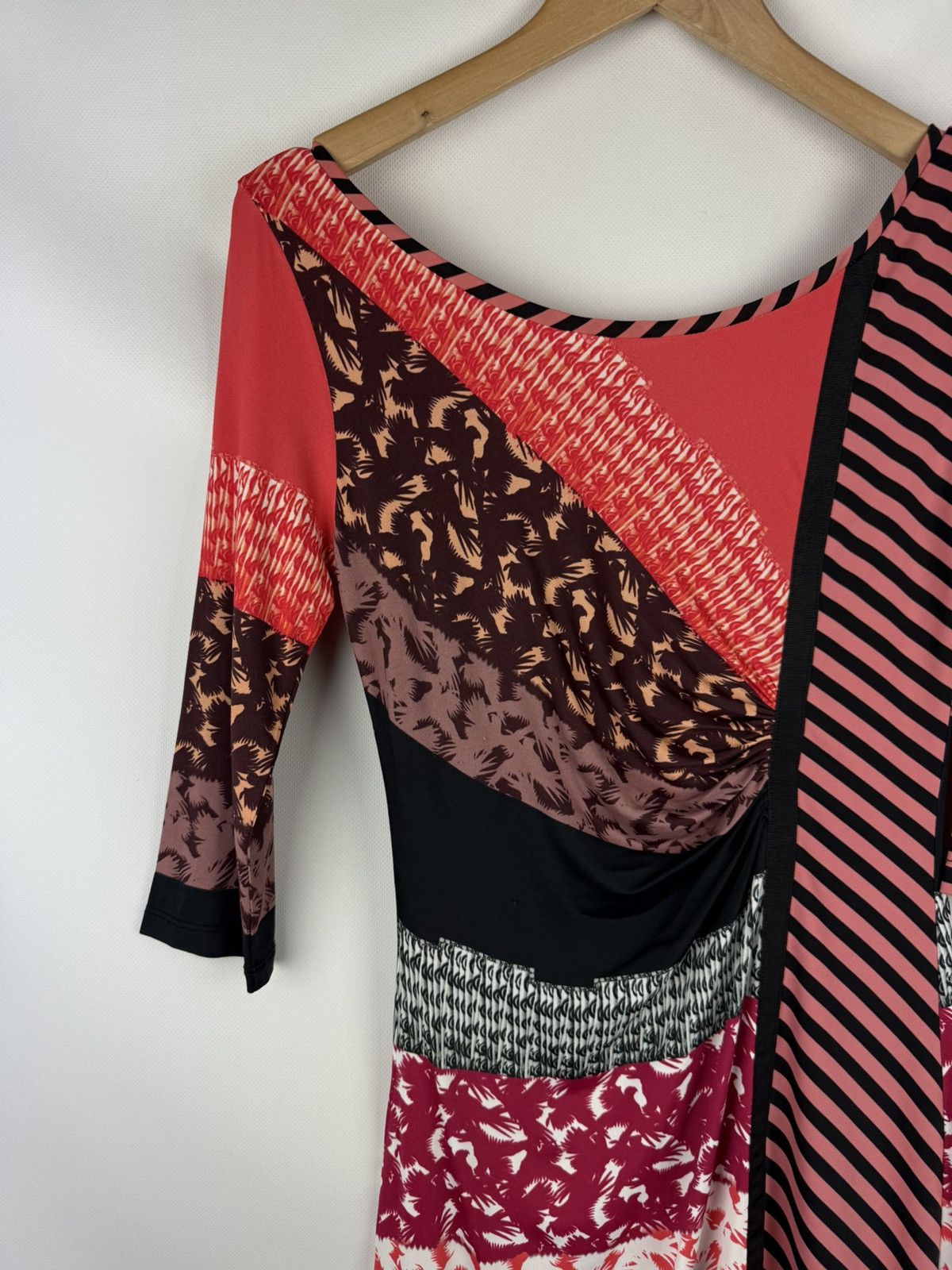 Designer Save The Queen Ladies Y2K Patterned Dress Size S Size S / US 4 / IT 40 - 4 Thumbnail