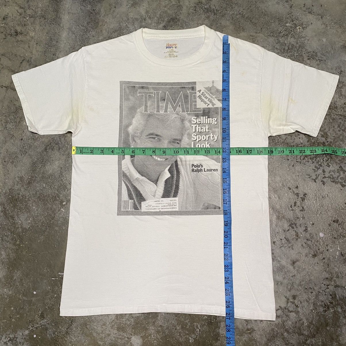 Polo Ralph Lauren × Vintage RARE POLO’s RALPH LAUREN FOUNDER TIME MAGAZINE T SHIRT Size US M / EU 48-50 / 2 - 10 Thumbnail
