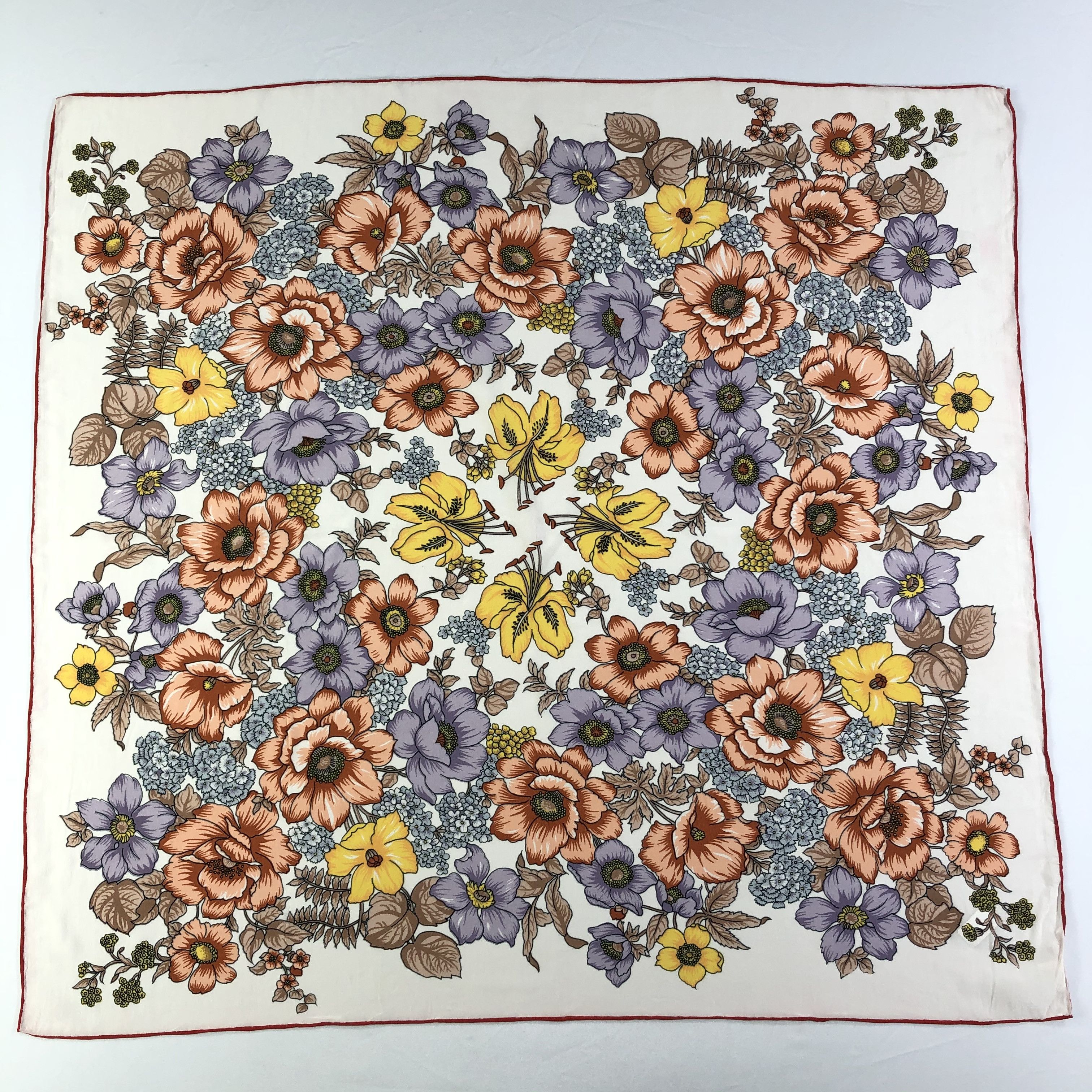 Vintage Vintage Silk Scarf Size ONE SIZE - 2 Thumbnail