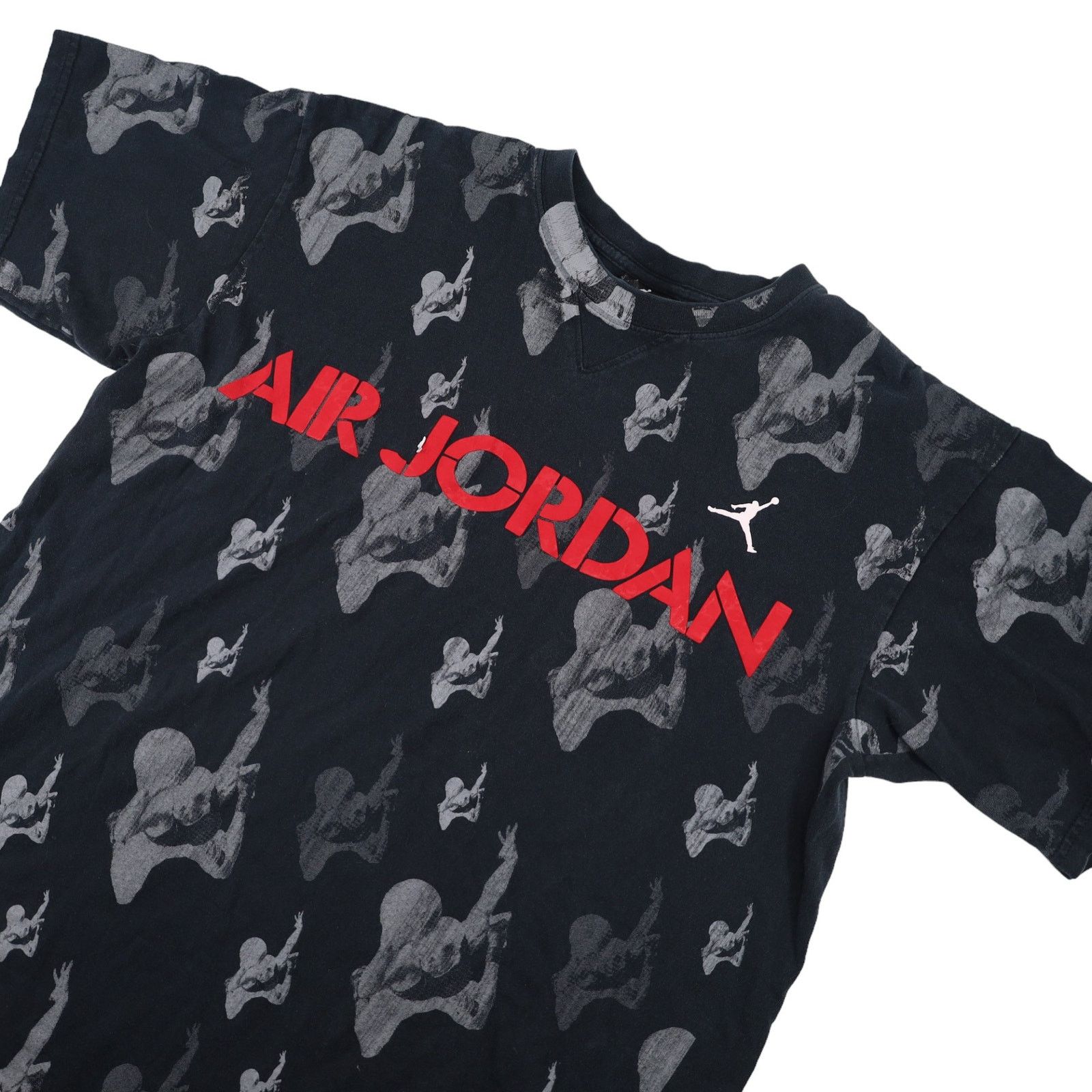 Jordan Brand × Nike × Vintage Vintage Y2k Nike Air Jordan Allover Print Graphic T Shirt Size US M / EU 48-50 / 2 - 2 Thumbnail
