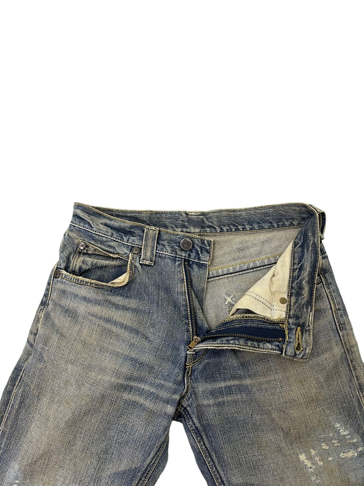 Lee Flare Jeans Lee Japan Distress Faded Boot Cut 7🟦5 Size US 30 / EU 46 - 11 Thumbnail