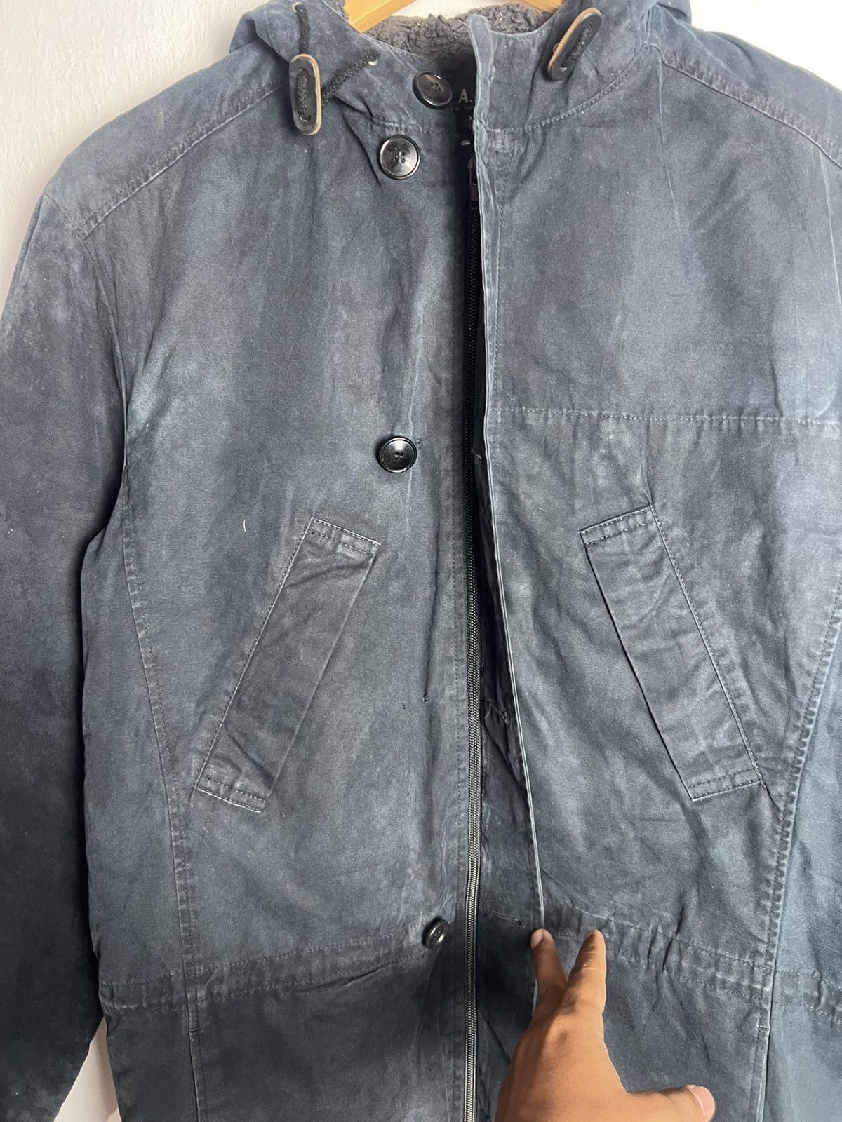 A.P.C. A.P.C Rue Madame Paris Fishtail Parka Hooded Size US L / EU 52-54 / 3 - 15 Thumbnail